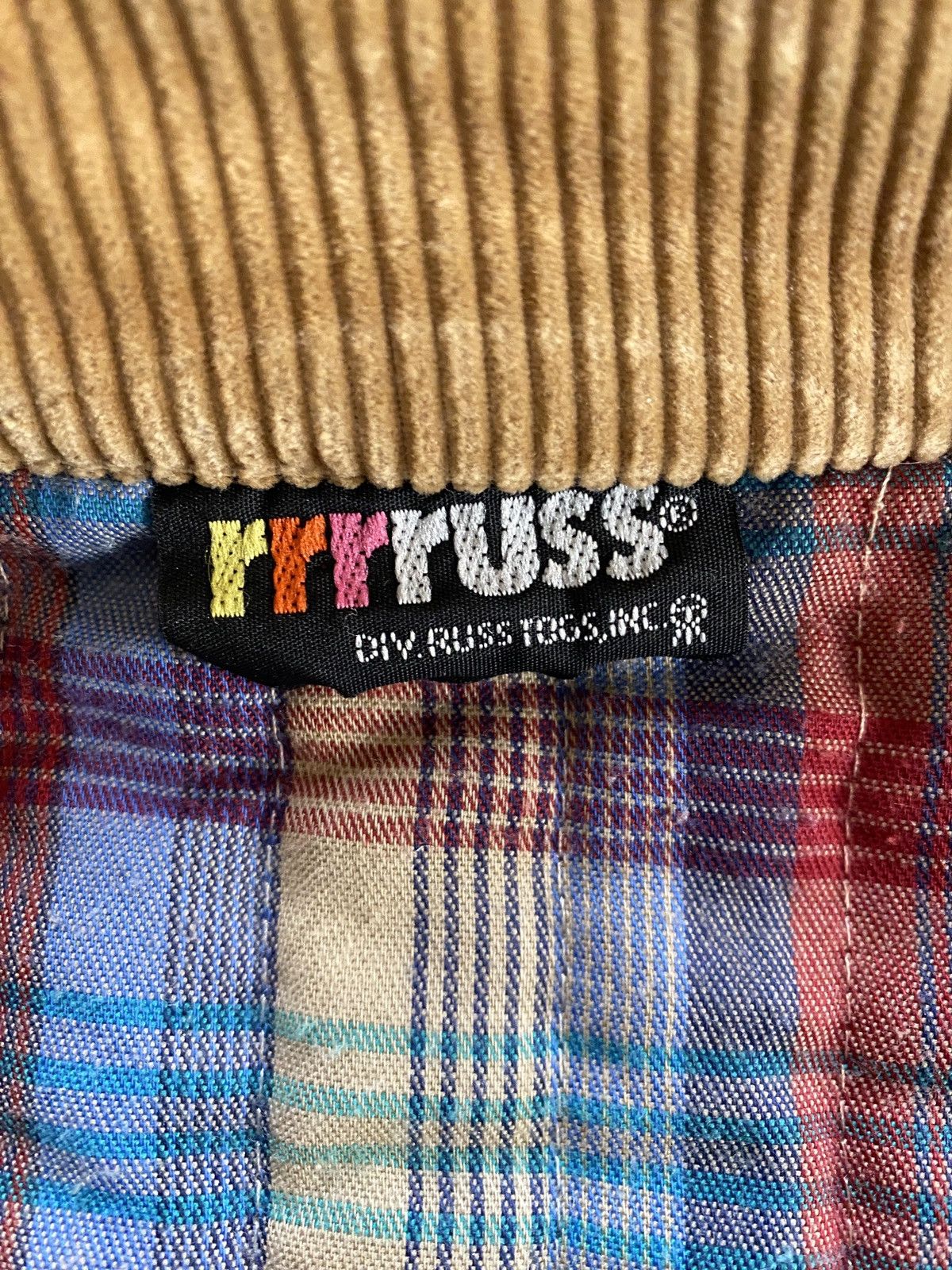 Vintage Vintage 70’s Corduroy & Plaid Distressed Snap Button Vest Size US S / EU 44-46 / 1 - 11 Thumbnail