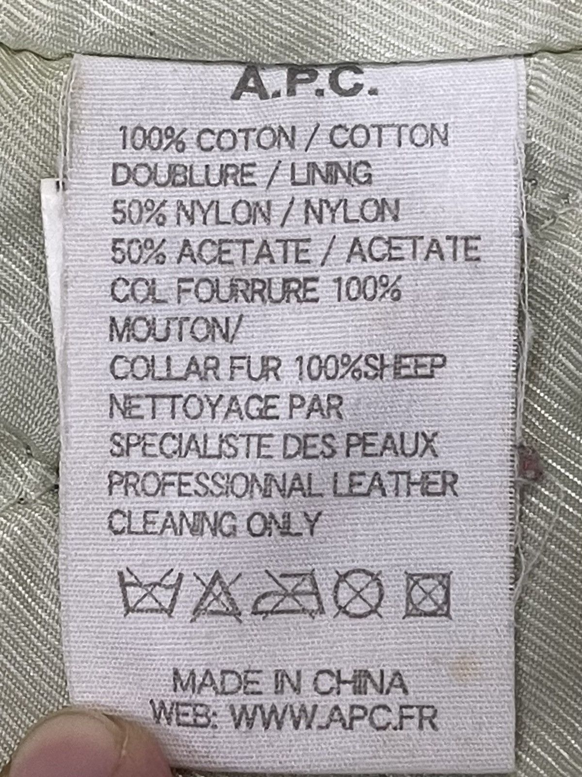 A.P.C. A.P.C RUE MADAME PARIS JACKET Size US S / EU 44-46 / 1 - 12 Thumbnail