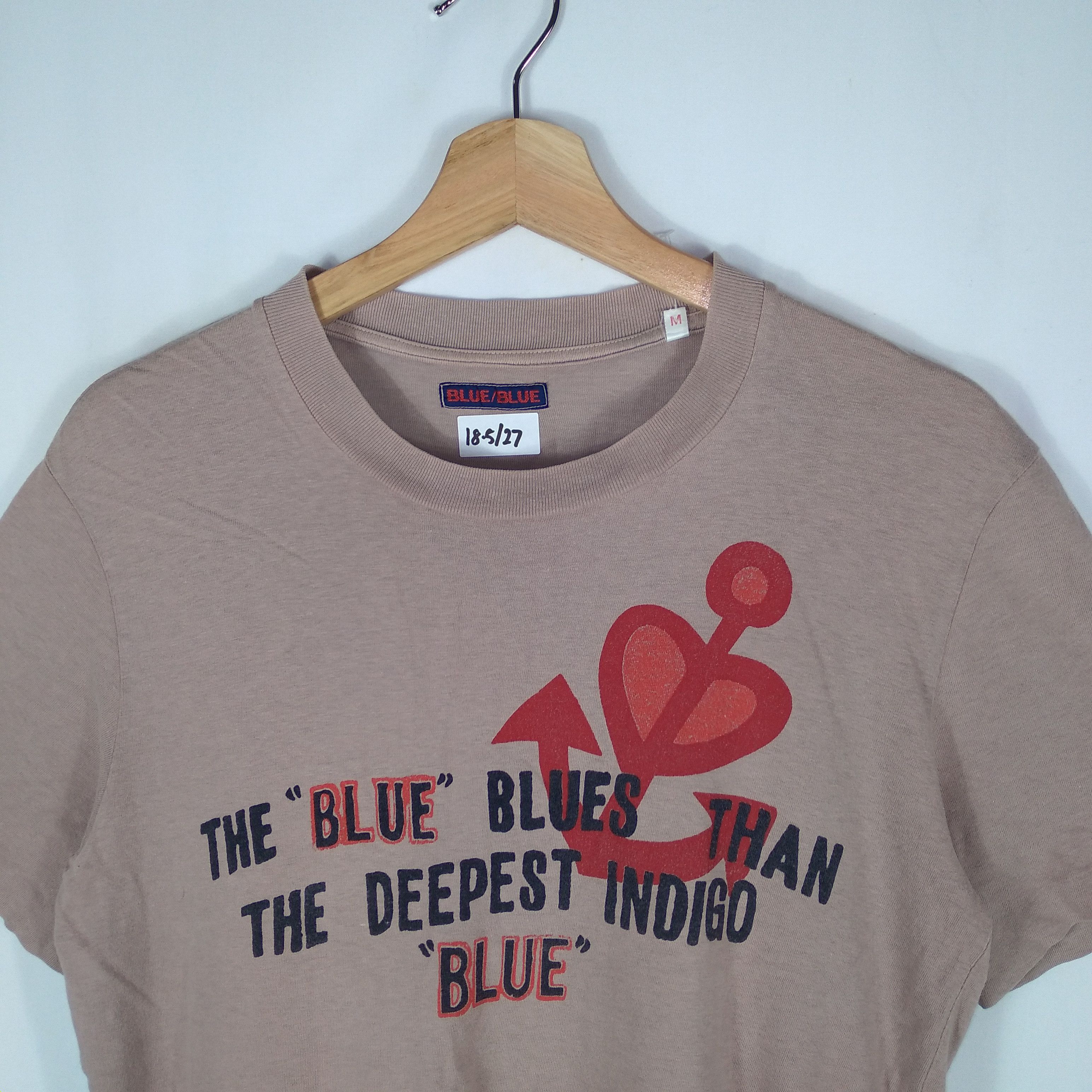 Blue Blue Japan × Japanese Brand × Vintage Vintage Blue Blue The Deepest Than Indigo Shirts Size US S / EU 44-46 / 1 - 2 Thumbnail