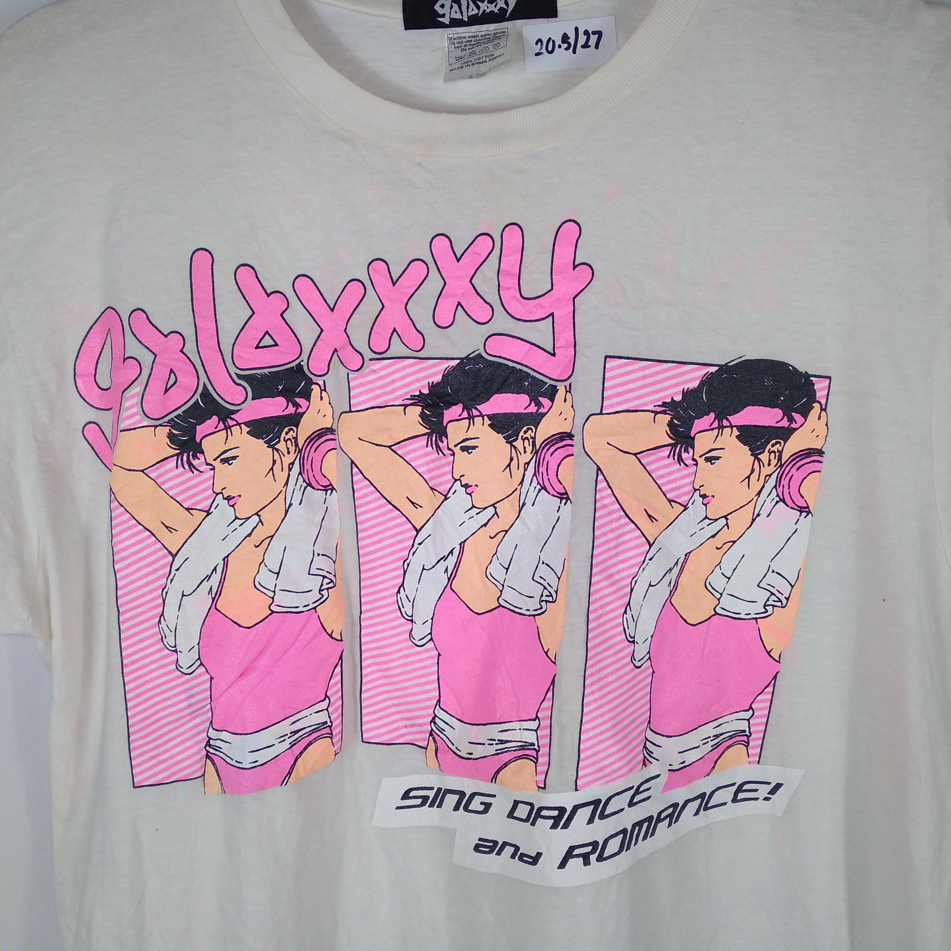 Japanese Brand × Vintage Galaxxxy Sing Dance Romance Punk Sleeves Style Promo Tee Size US M / EU 48-50 / 2 - 2 Thumbnail