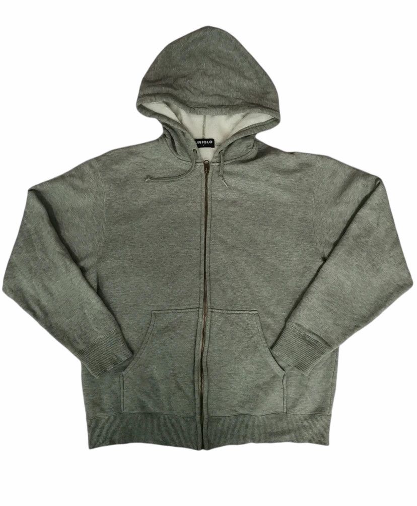 Japanese Brand Vintage Uniqlo Zip Up Hoodie Japan Designer Streetwear Size US L / EU 52-54 / 3 - 1 Thumbnail