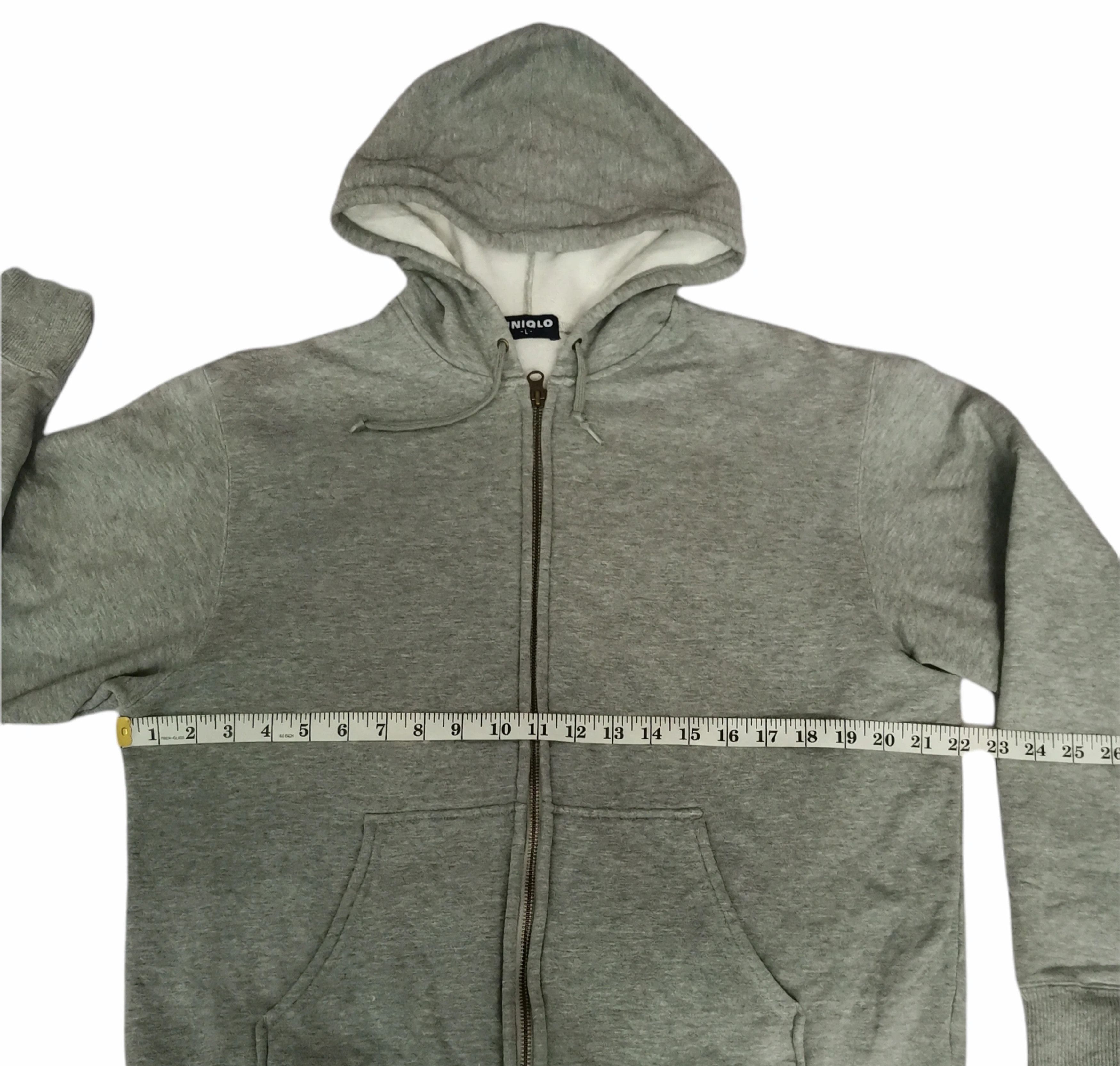 Japanese Brand Vintage Uniqlo Zip Up Hoodie Japan Designer Streetwear Size US L / EU 52-54 / 3 - 5 Thumbnail