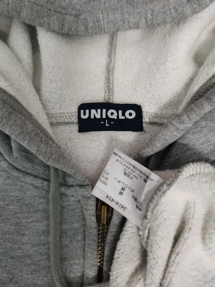 Japanese Brand Vintage Uniqlo Zip Up Hoodie Japan Designer Streetwear Size US L / EU 52-54 / 3 - 2 Thumbnail
