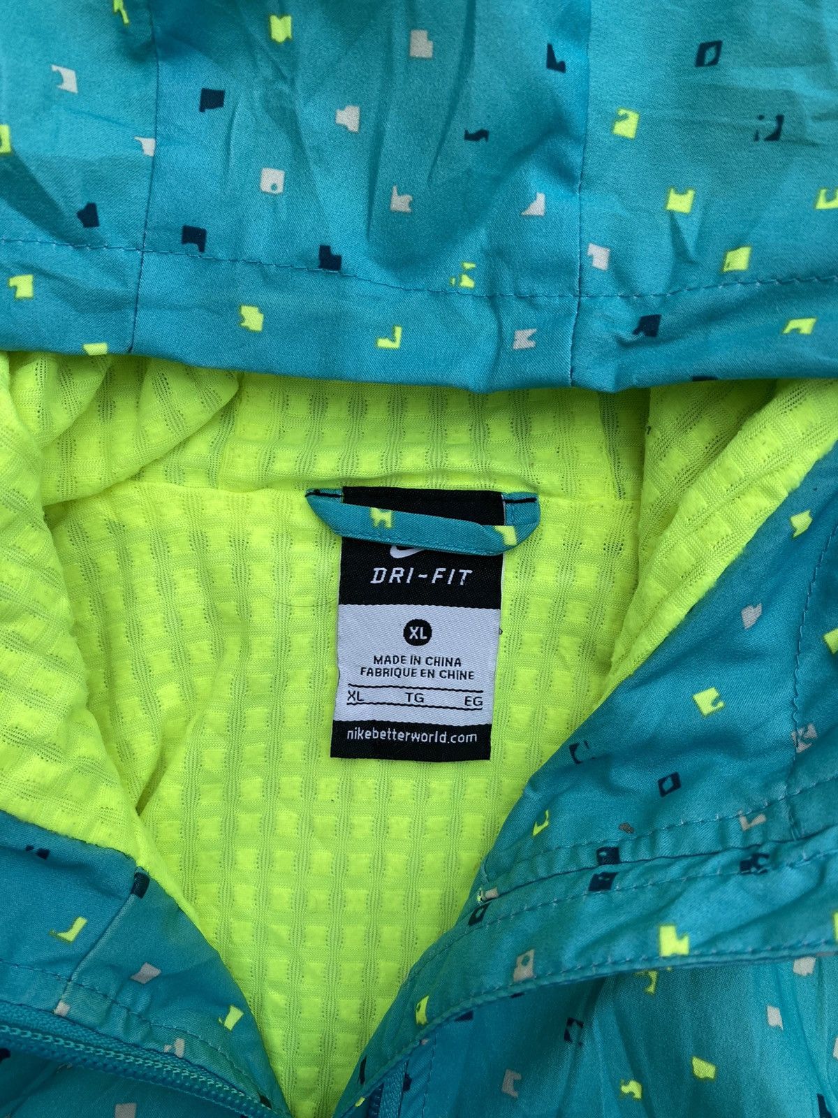Nike Vintage y2k Nike Polka dot Windbreaker Size XL / US 12-14 / IT 48-50 - 9 Thumbnail
