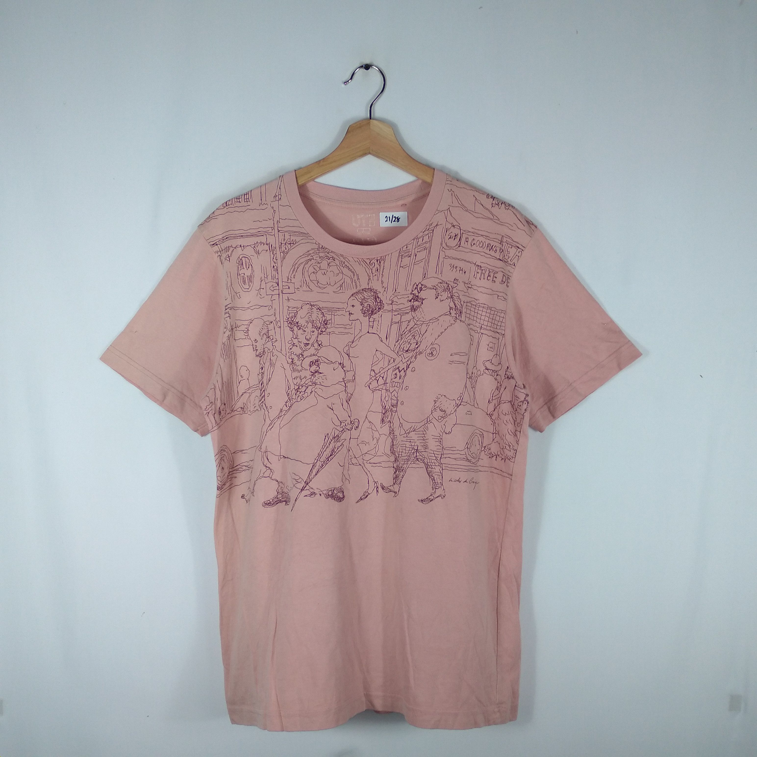 Japanese Brand × Vintage Illustration Art Of Nicholas De Crecy British Kingdom Tee Size US L / EU 52-54 / 3 - 1 Thumbnail