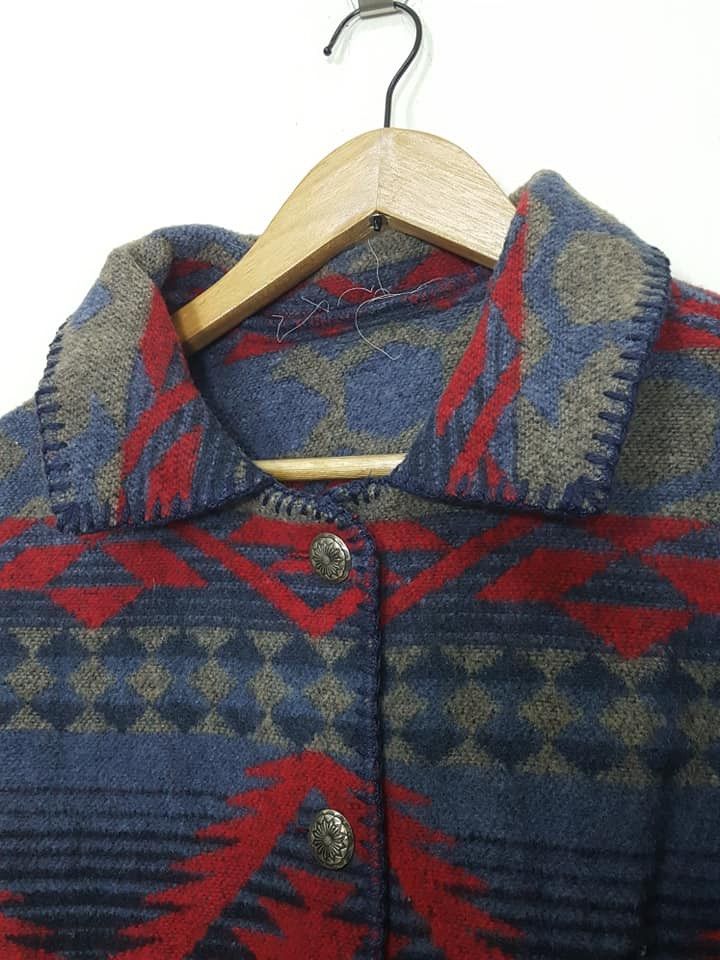 Vintage Aztec Navajo Wool Cotton Blend Outerwear Size US M / EU 48-50 / 2 - 4 Thumbnail