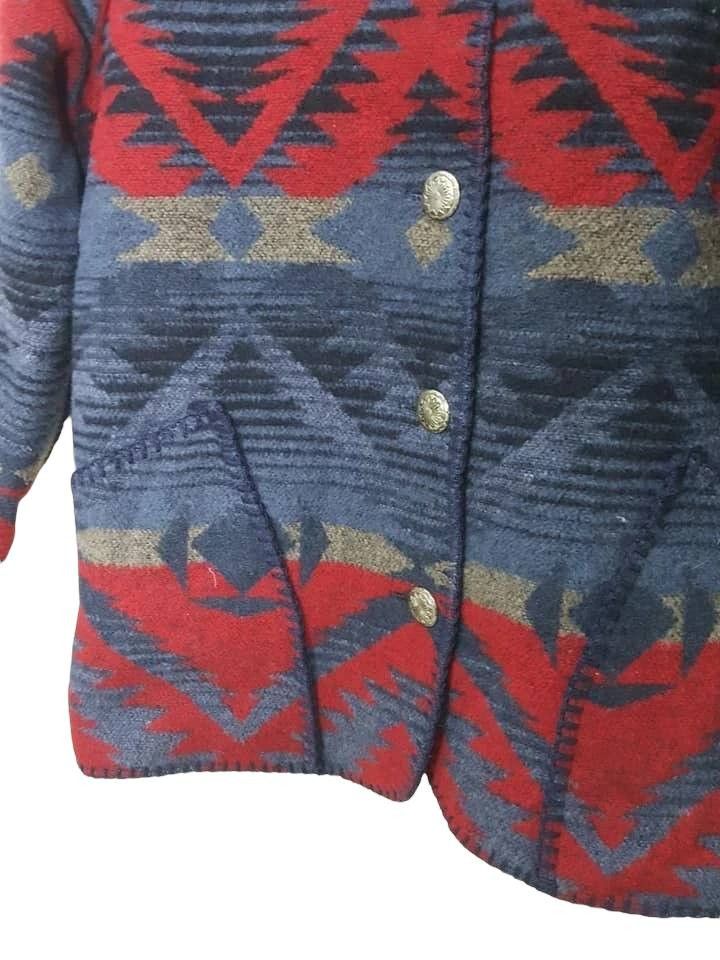 Vintage Aztec Navajo Wool Cotton Blend Outerwear Size US M / EU 48-50 / 2 - 6 Thumbnail