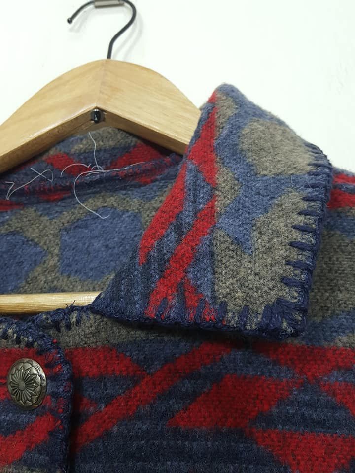 Vintage Aztec Navajo Wool Cotton Blend Outerwear Size US M / EU 48-50 / 2 - 5 Thumbnail