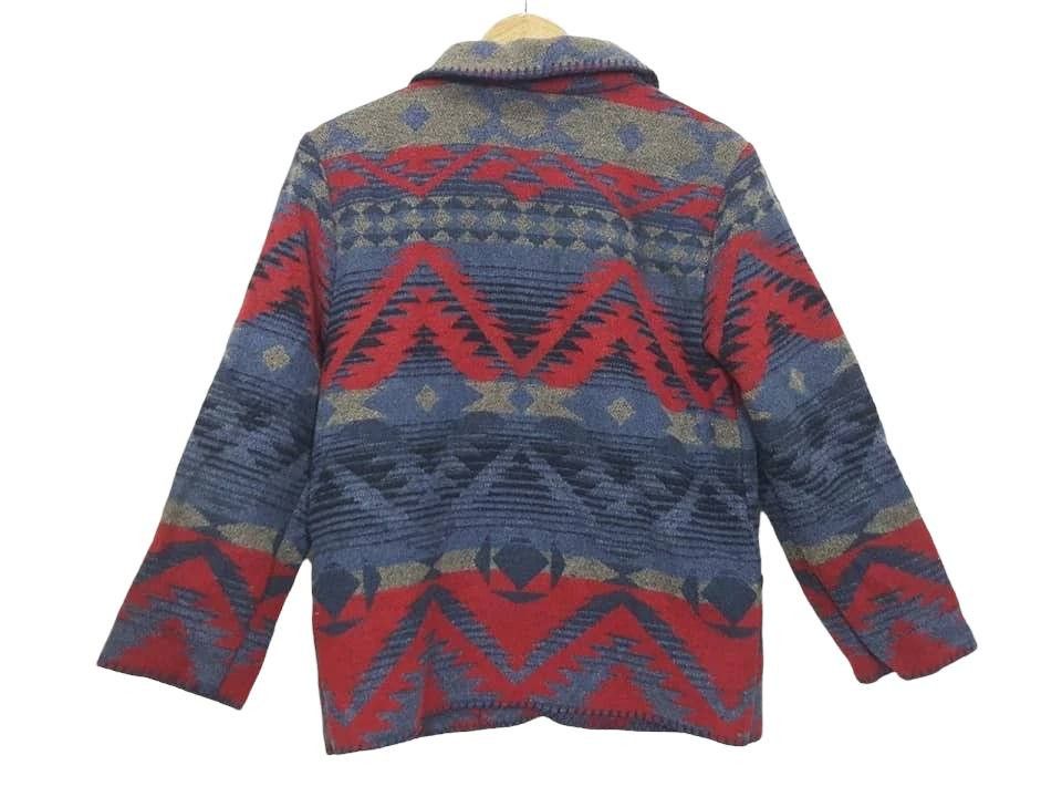 Vintage Aztec Navajo Wool Cotton Blend Outerwear Size US M / EU 48-50 / 2 - 2 Thumbnail