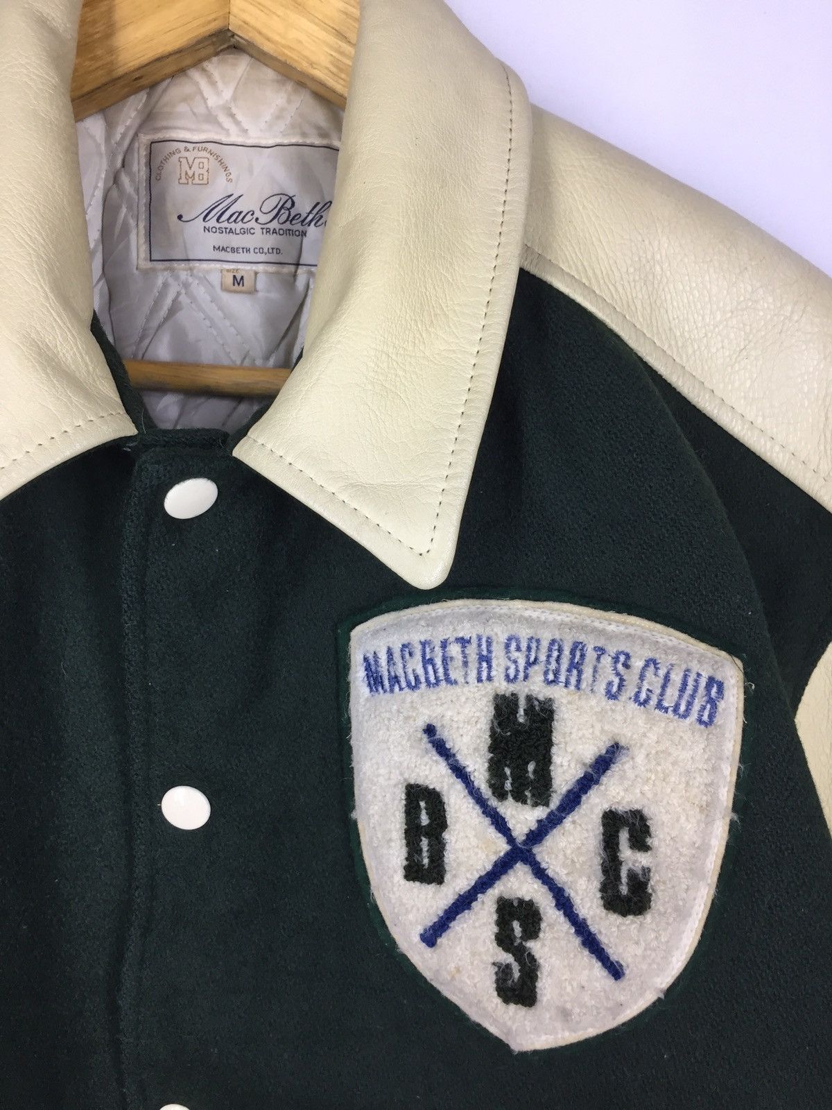 Macbeth VINTAGE MACBETH WOOL VARSITY JACKET Size US M / EU 48-50 / 2 - 8 Thumbnail