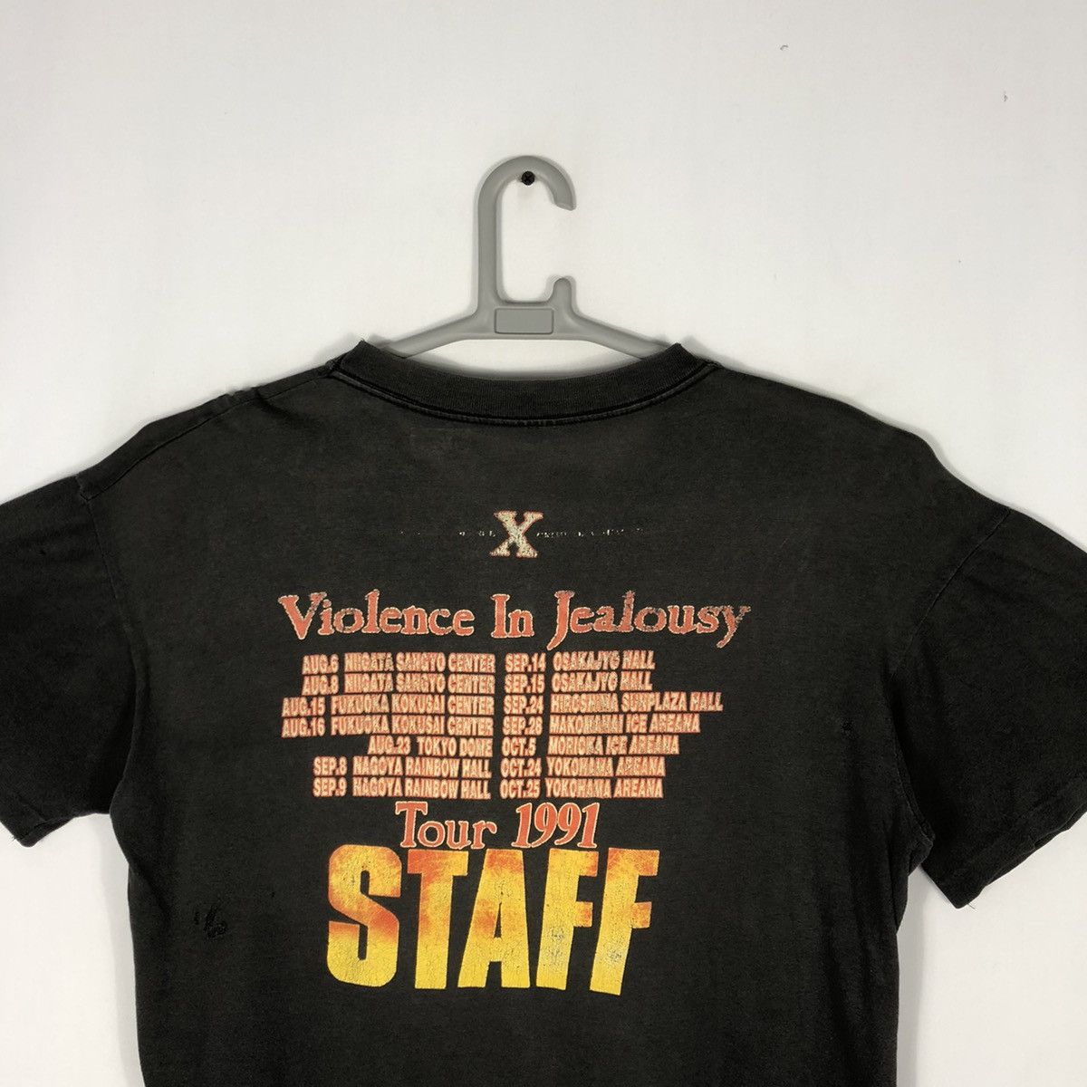 Band Tees × Vintage Vintage 1991 X Japan Violence In Jealousy STAFF Tour Tee Size US M / EU 48-50 / 2 - 5 Thumbnail