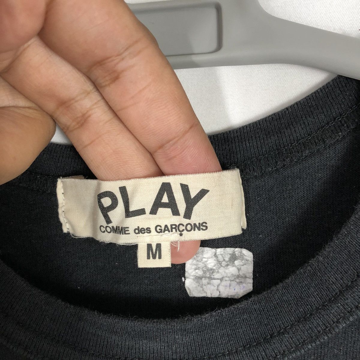CDG by Comme des Garcons × Comme des Garcons × Japanese Brand Vintage CDG Play Comme Des Garcons Mini Logo Tee For Kids Size US XXS / EU 40 - 8 Thumbnail