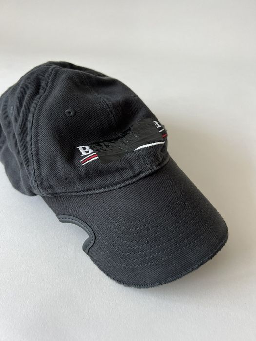 Balenciaga Gaffer Cap - Black - Size Small