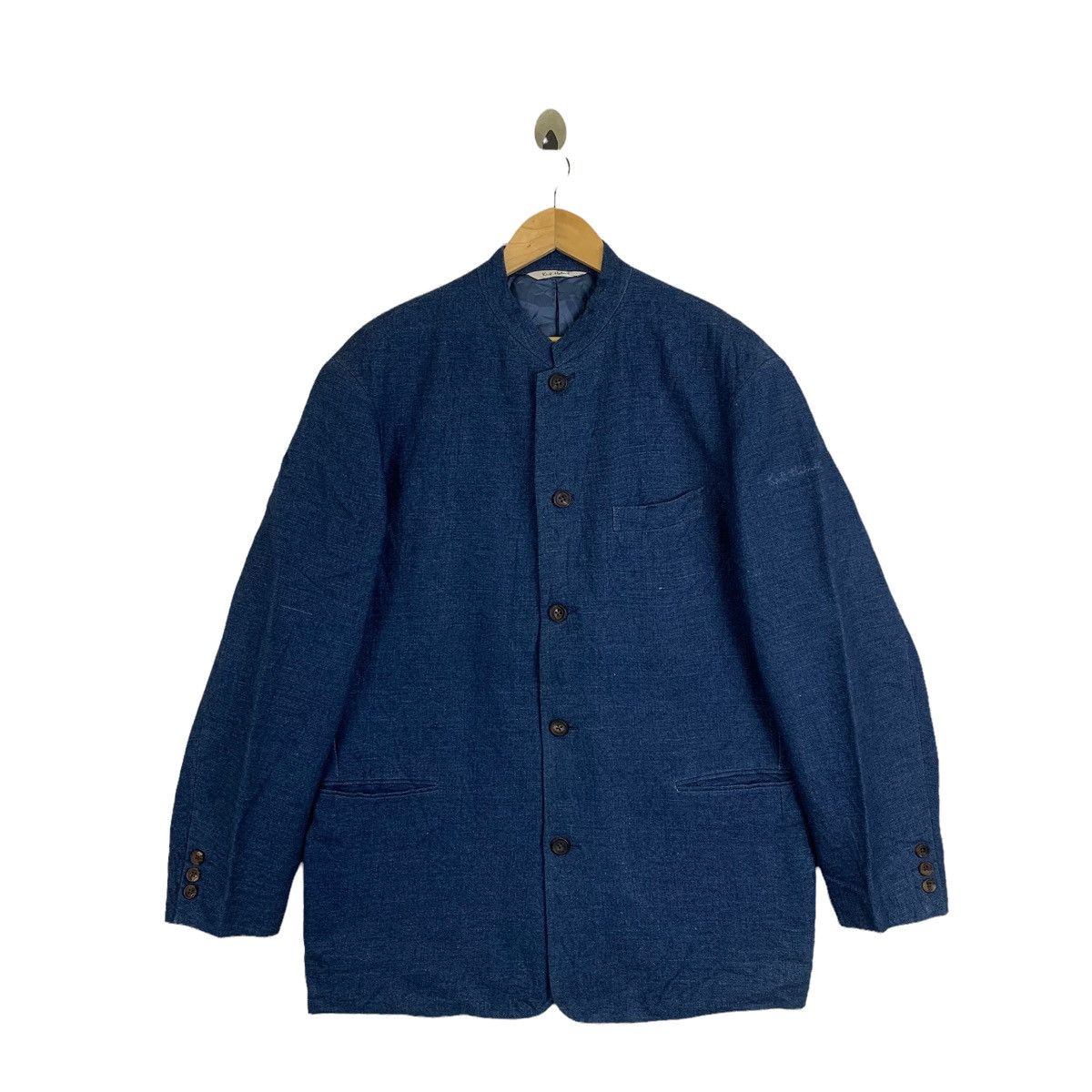 Japanese Brand × Karl Helmut × Vintage Vintage KARL HELMUT Japanese Fully Button Coat Jacket Size US L / EU 52-54 / 3 - 1 Thumbnail