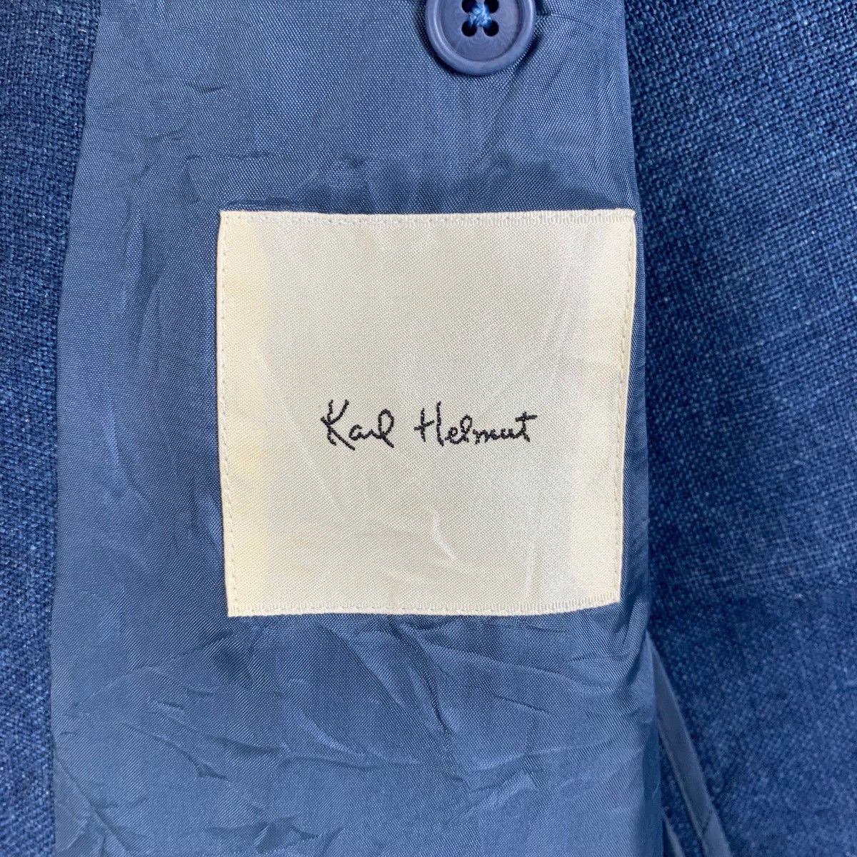 Japanese Brand × Karl Helmut × Vintage Vintage KARL HELMUT Japanese Fully Button Coat Jacket Size US L / EU 52-54 / 3 - 8 Thumbnail