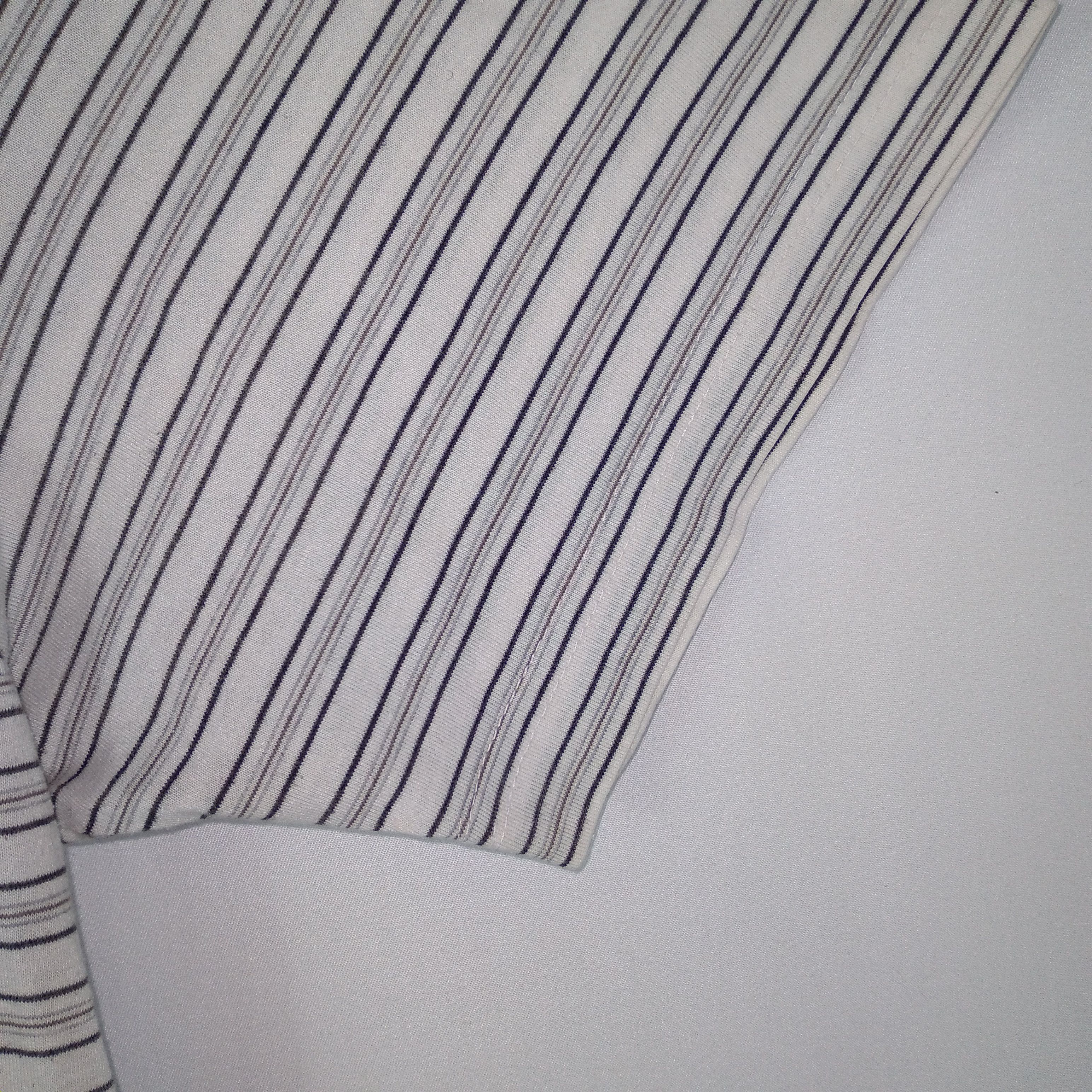 Designer × Vintage × Yohji Yamamoto Vintage Sacsny Y'Saccs Single Pocket Classic Stripes Tee Size US M / EU 48-50 / 2 - 6 Thumbnail