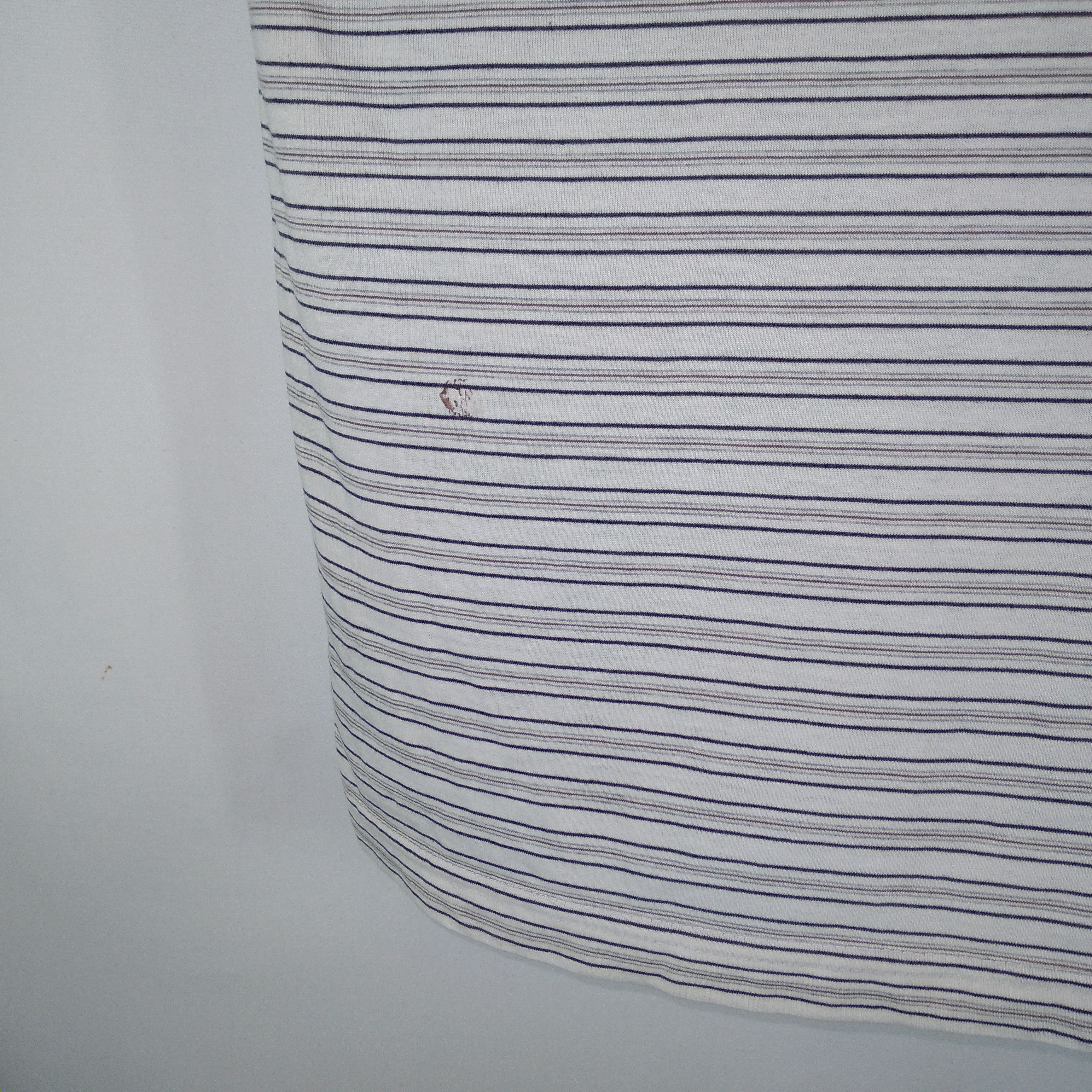 Designer × Vintage × Yohji Yamamoto Vintage Sacsny Y'Saccs Single Pocket Classic Stripes Tee Size US M / EU 48-50 / 2 - 9 Thumbnail