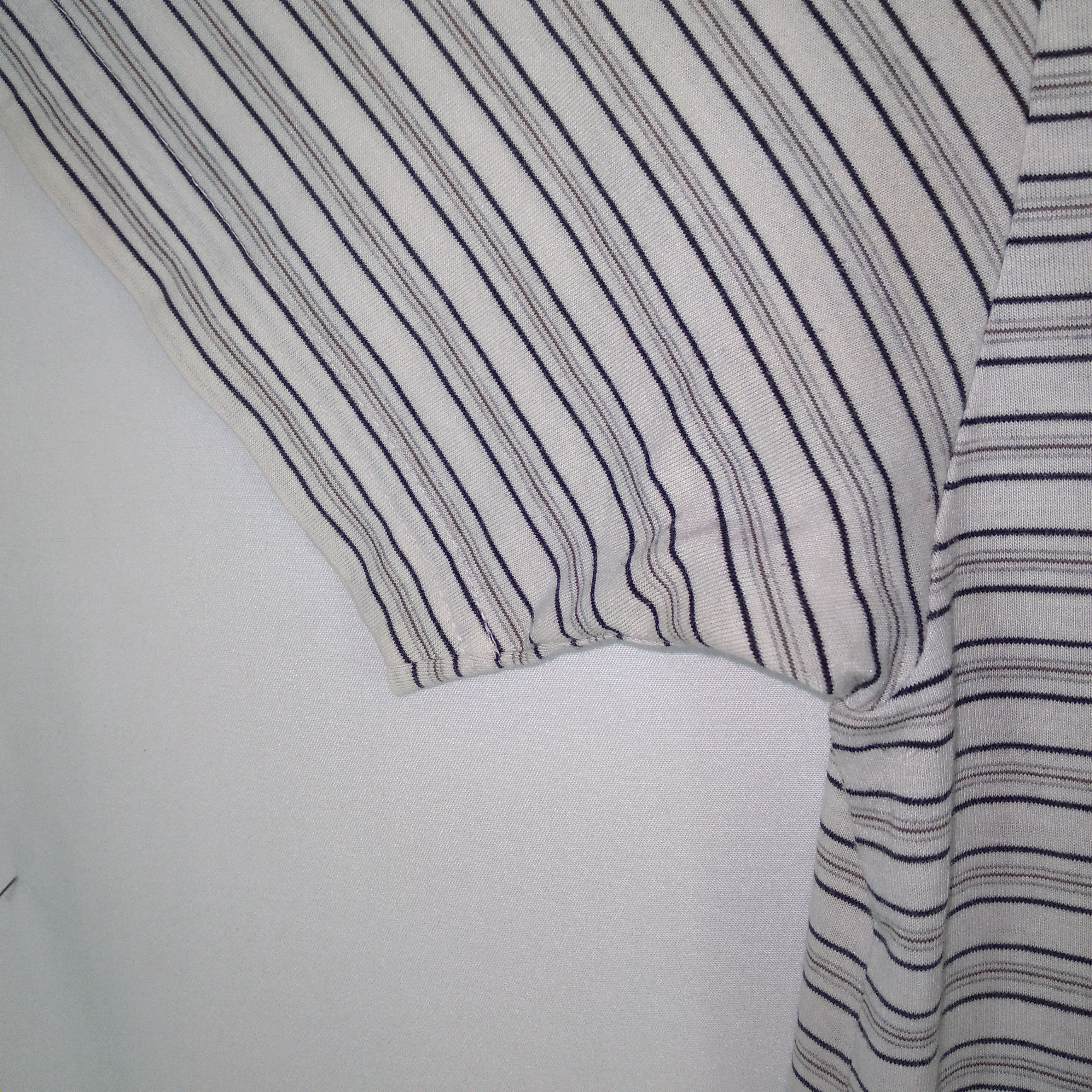 Designer × Vintage × Yohji Yamamoto Vintage Sacsny Y'Saccs Single Pocket Classic Stripes Tee Size US M / EU 48-50 / 2 - 7 Thumbnail
