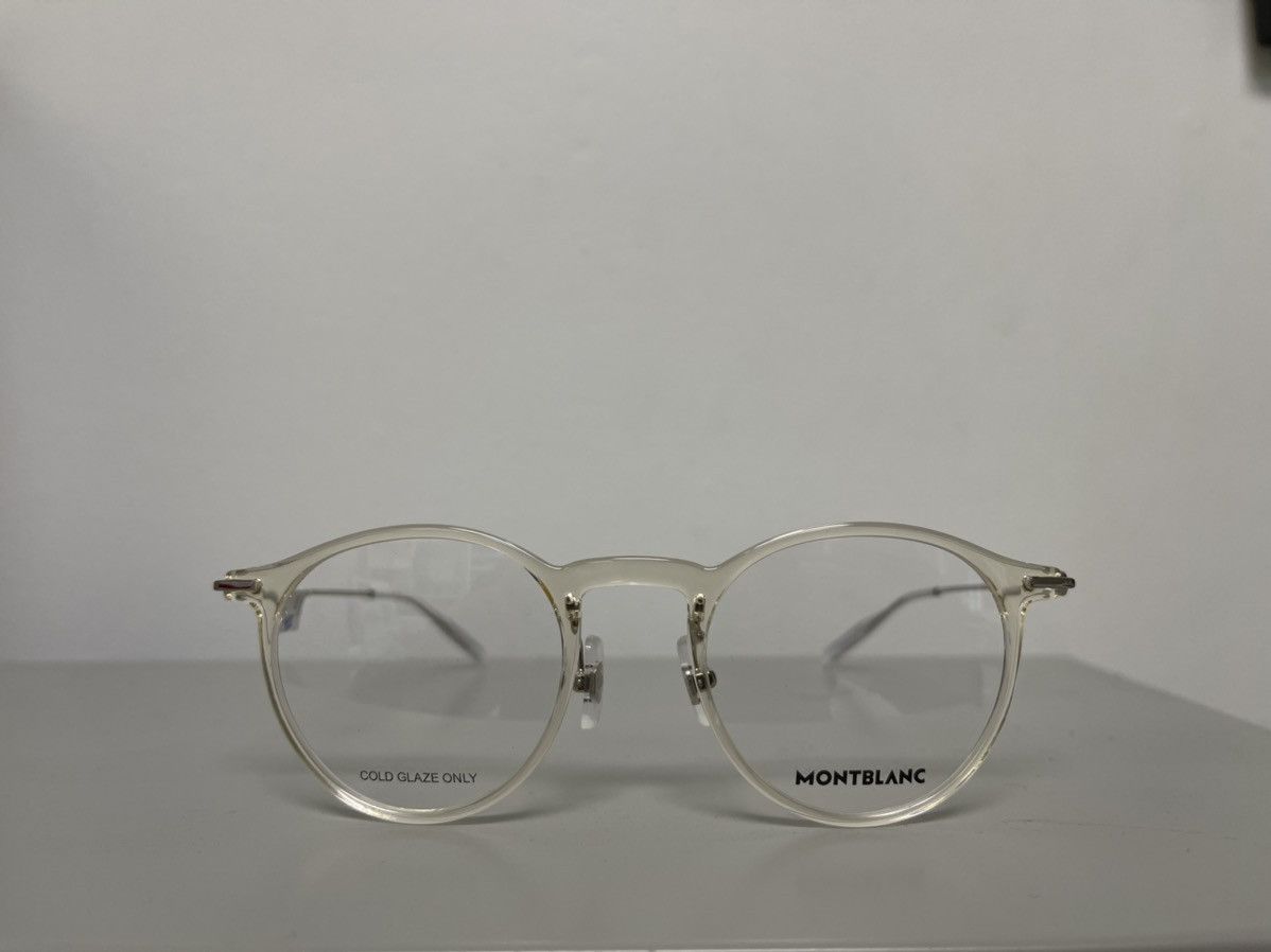 Montblanc × Vintage NEW Montblanc MB0099 Clear Transparent Glasses Eyeglasses Size ONE SIZE - 1 Thumbnail