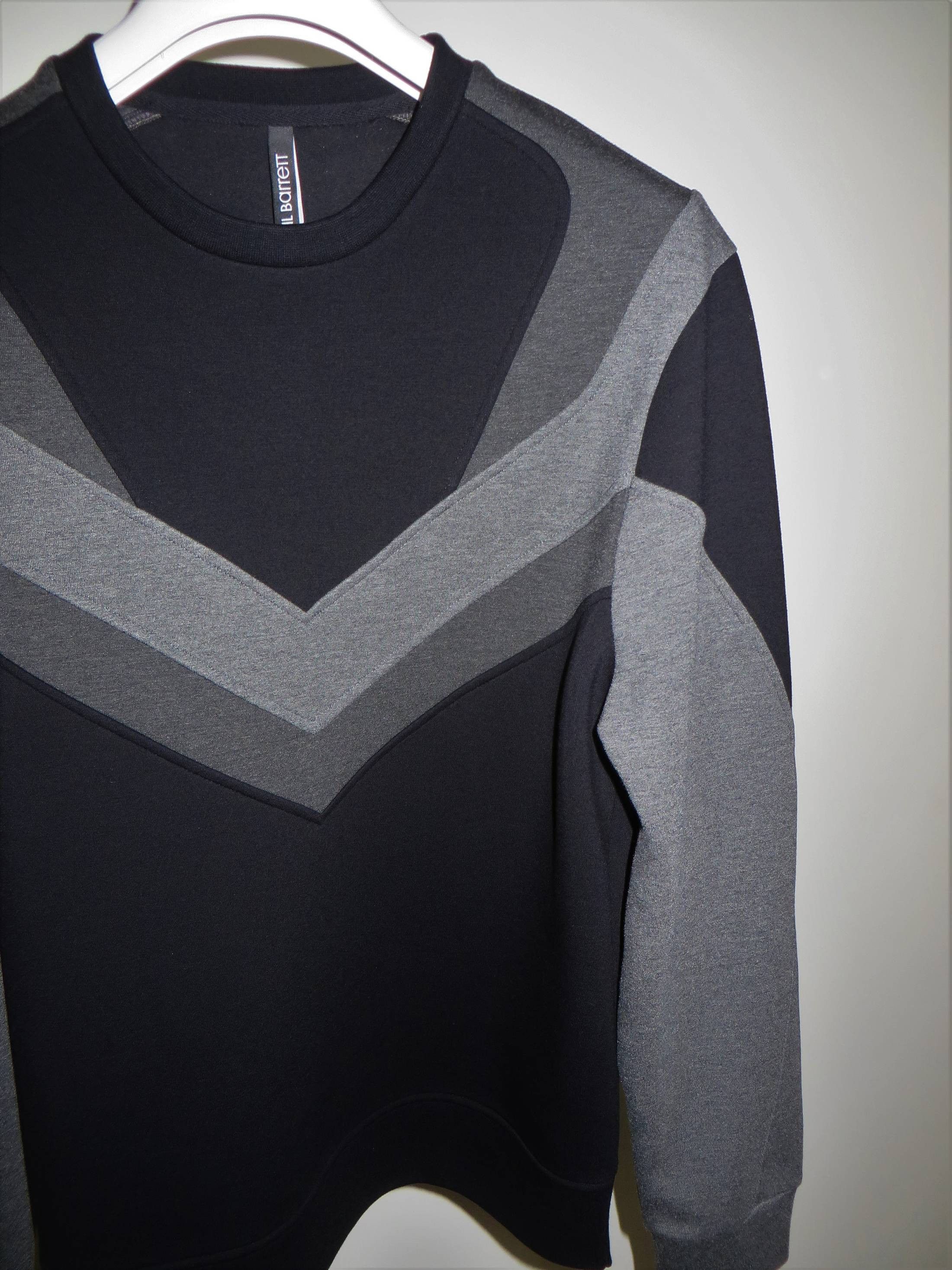 Neil Barrett Panel detail neoprene sweatshirt Size US XS / EU 42 / 0 - 7 Thumbnail