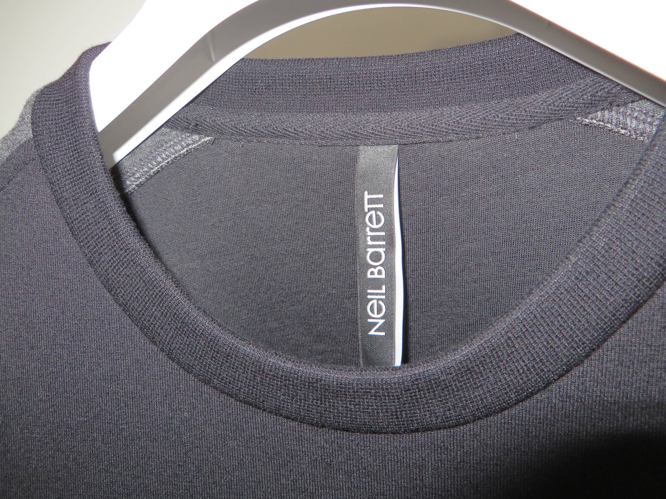 Neil Barrett Panel detail neoprene sweatshirt Size US XS / EU 42 / 0 - 6 Thumbnail