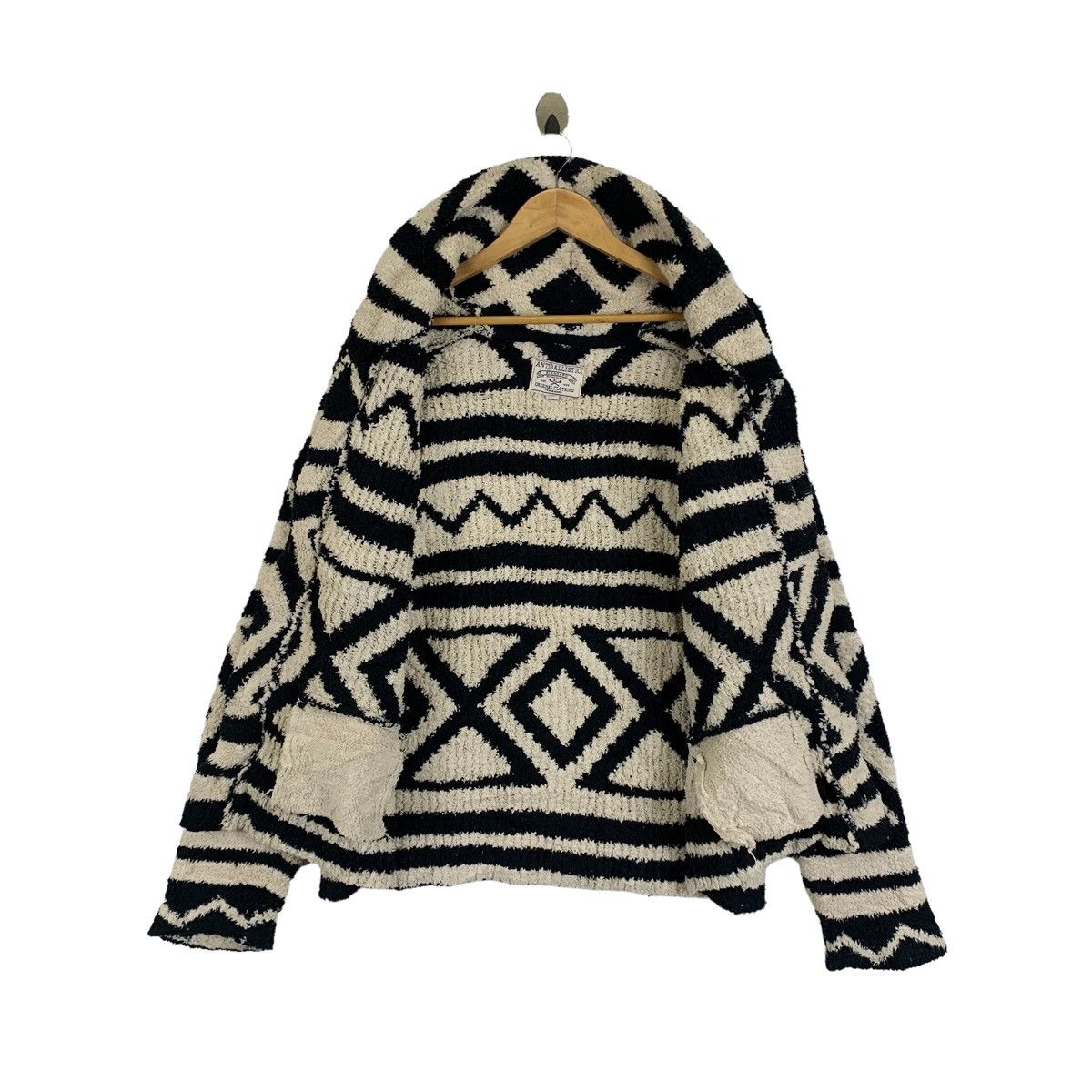 Japanese Brand × Vintage ANTIBALLISTIC Japanese Brand Design Fleece Sweaters Jacket Size L / US 10 / IT 46 - 3 Thumbnail