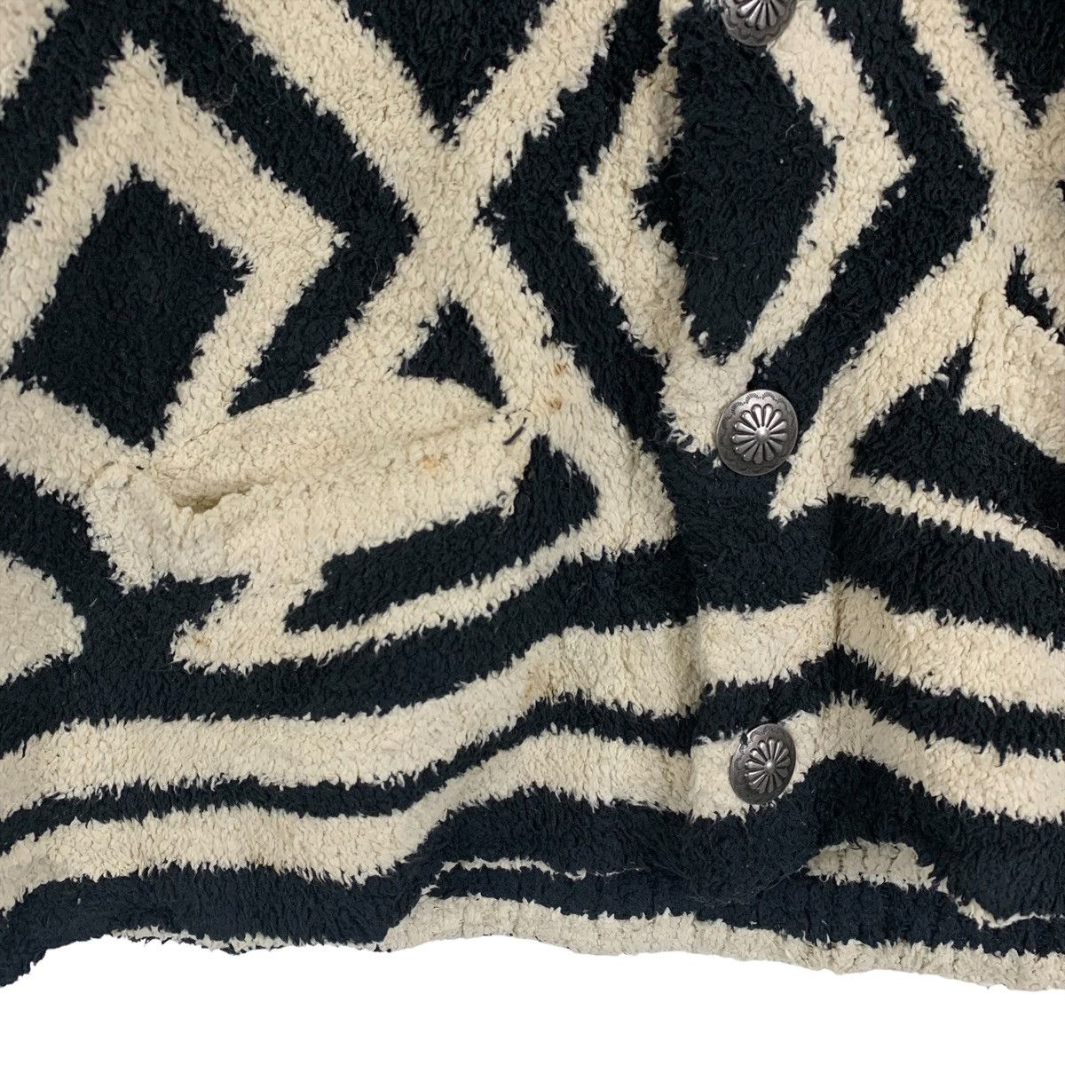 Japanese Brand × Vintage ANTIBALLISTIC Japanese Brand Design Fleece Sweaters Jacket Size L / US 10 / IT 46 - 9 Thumbnail