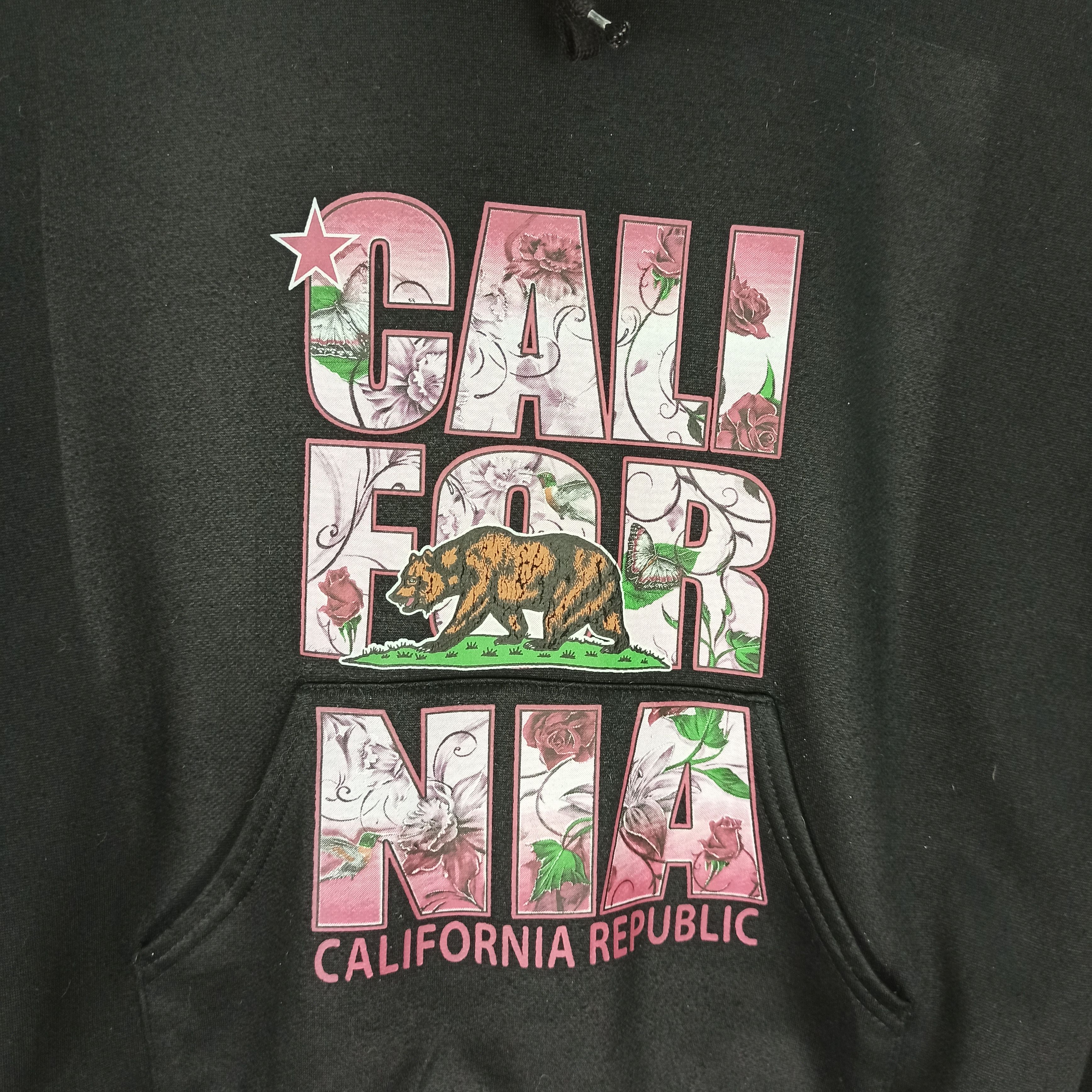 California Republic Vintage 90's California Republic Hoodie Sweatshirt Size US M / EU 48-50 / 2 - 2 Thumbnail