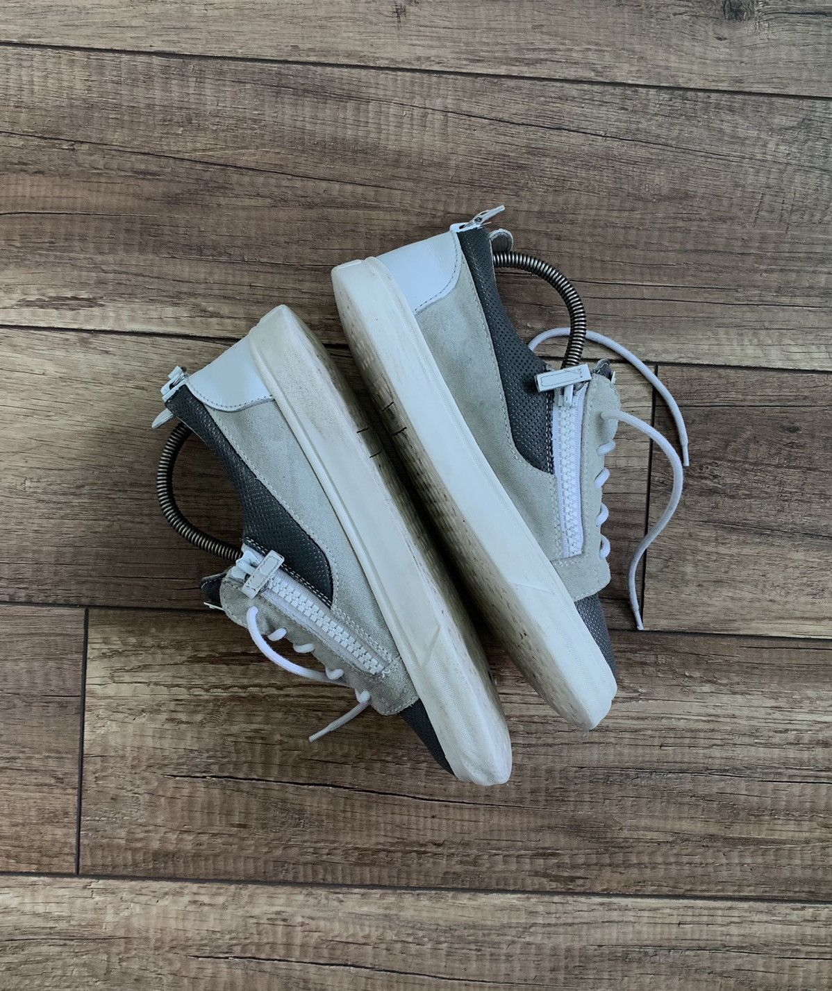 Giuseppe Zanotti Giuseppe Zanotti Frankie Leather Zip Sneakers Shoes Size US 7.5 / EU 40-41 - 7 Thumbnail