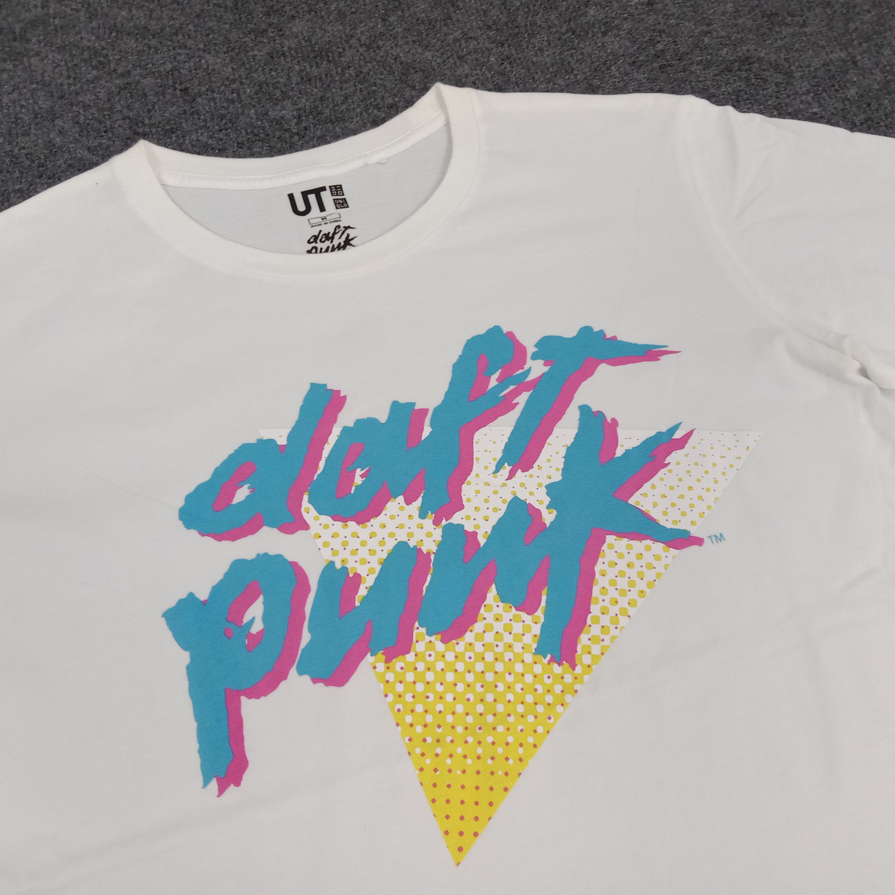 Band Tees × Japanese Brand × Vintage Daft Punk France Electronic Duo Band EDM Tshirt Size US M / EU 48-50 / 2 - 2 Thumbnail