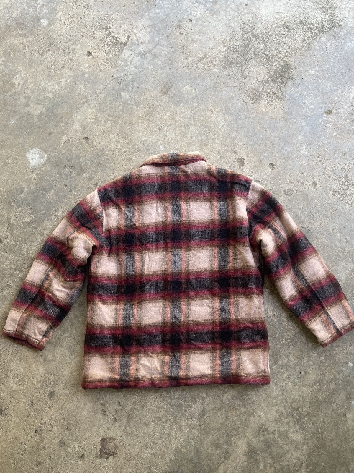 Flannel Vintage Be Hot Button Up Checkered Wool Flannel Jacket Size US L / EU 52-54 / 3 - 2 Thumbnail