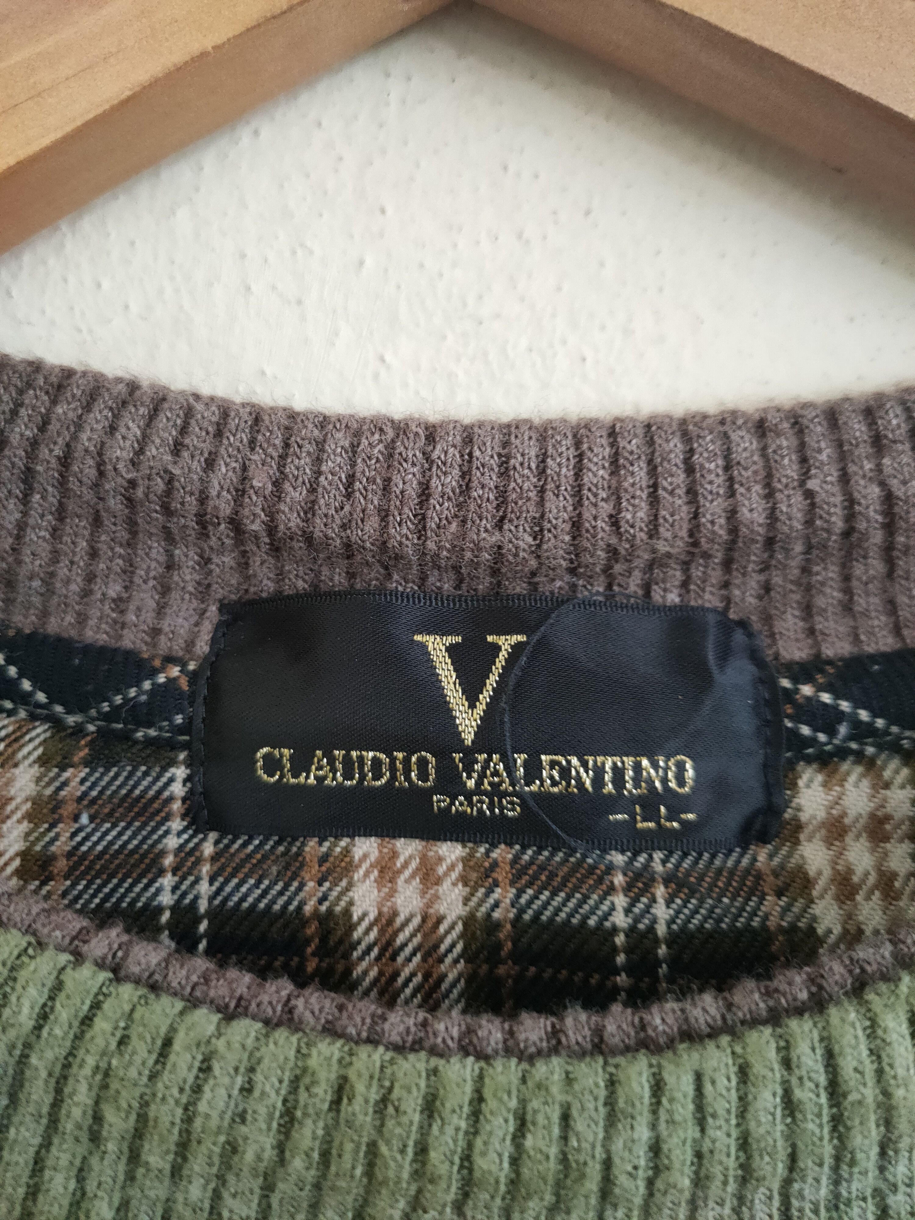 Designer × Valentino × Vintage Offer Claudio Velentino Paris pullover Sweatshirt Size US XL / EU 56 / 4 - 6 Thumbnail