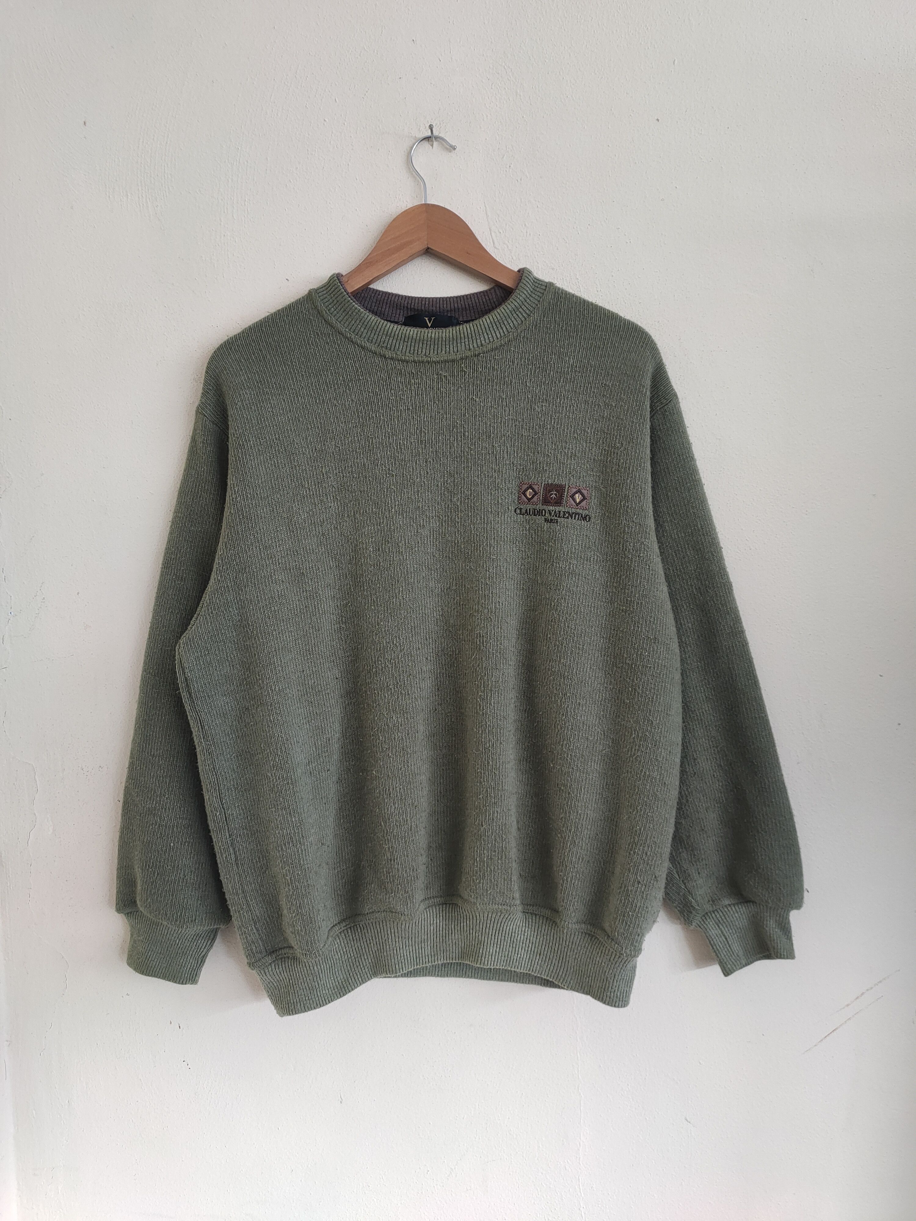 Designer × Valentino × Vintage Offer Claudio Velentino Paris pullover Sweatshirt Size US XL / EU 56 / 4 - 1 Thumbnail