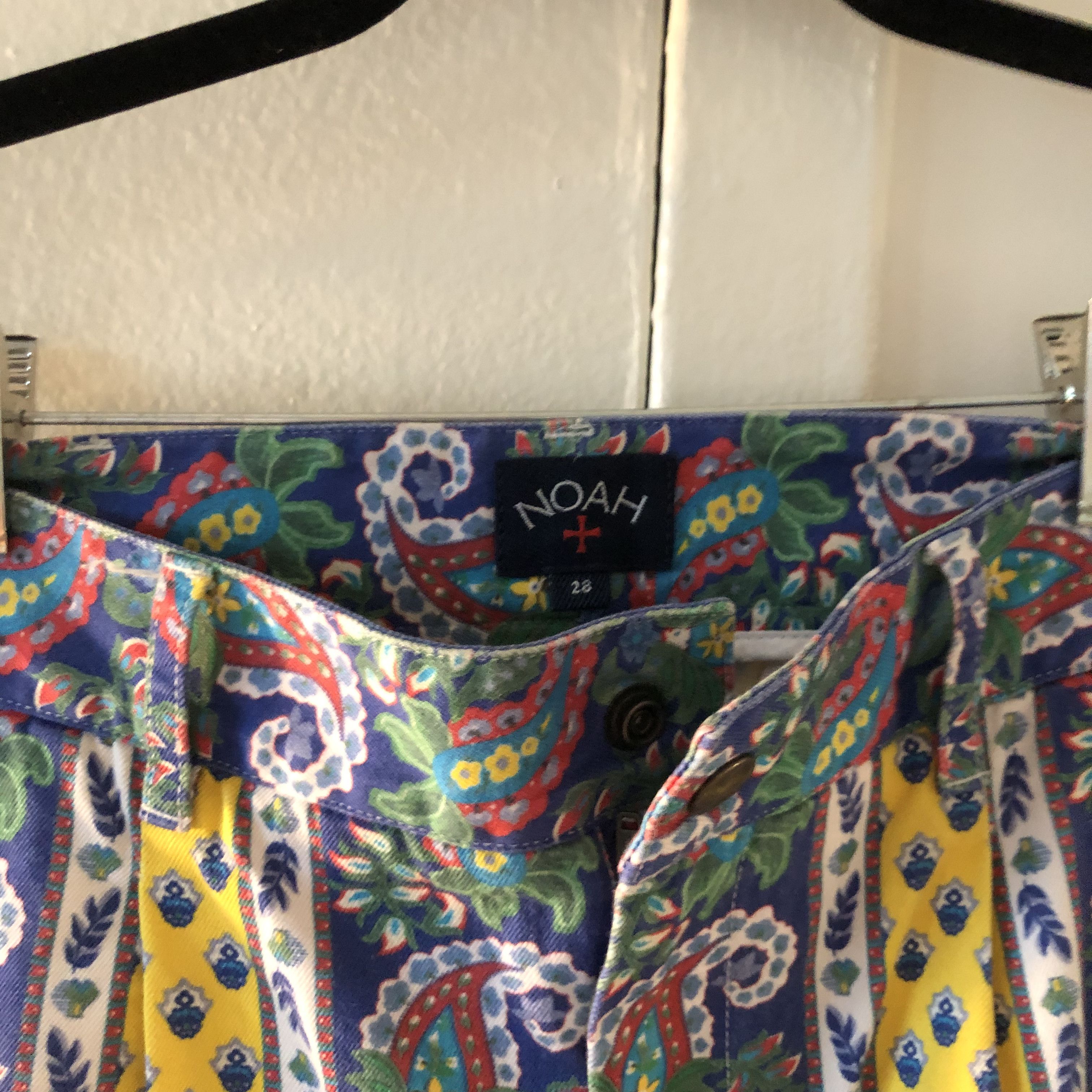Noah Noah Paisley Pants Size US 27 - 2 Thumbnail