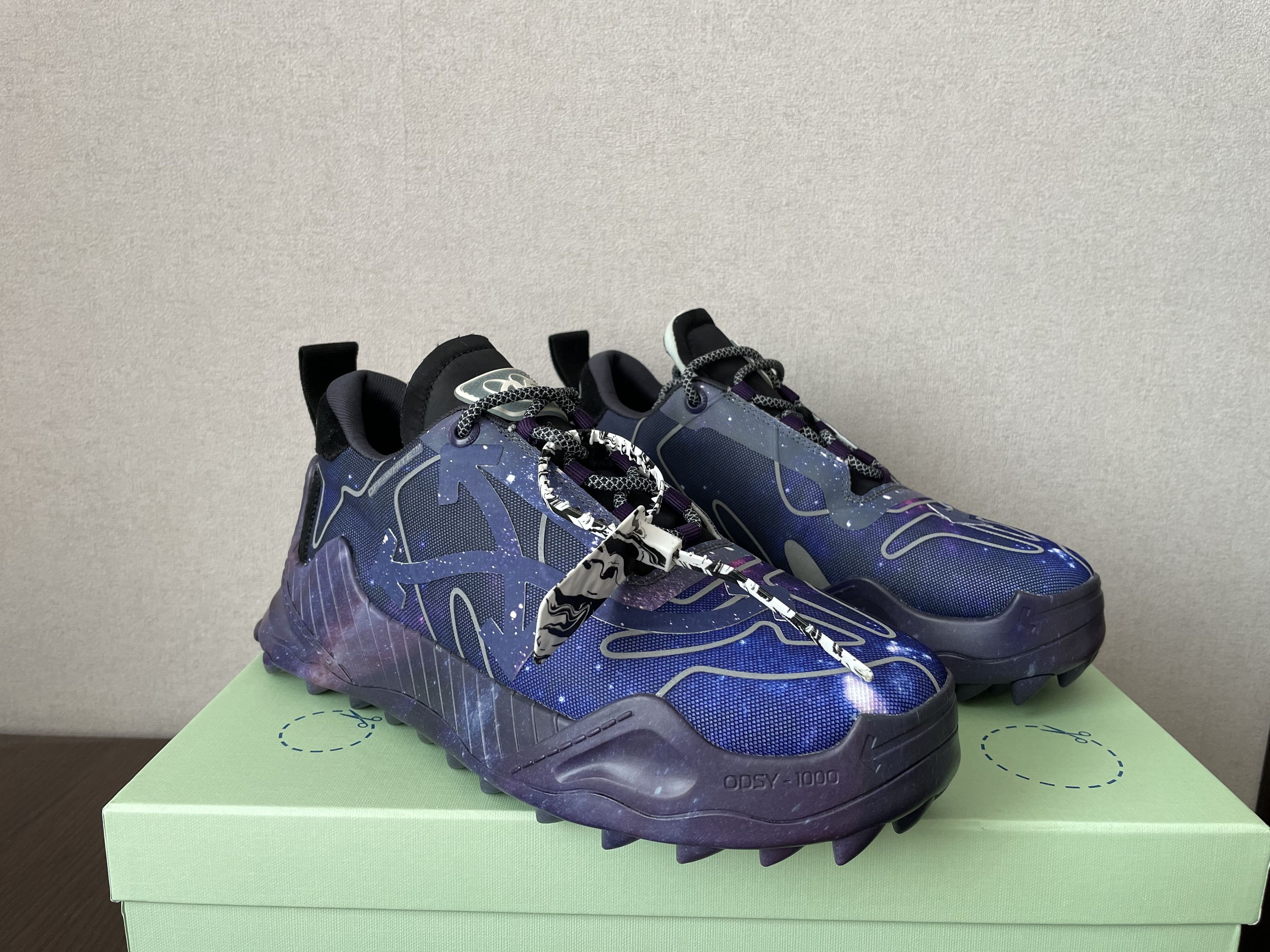 Off-White ODSY-1000 Galaxy Sneakers Size US 10 / EU 43 - 1 Thumbnail