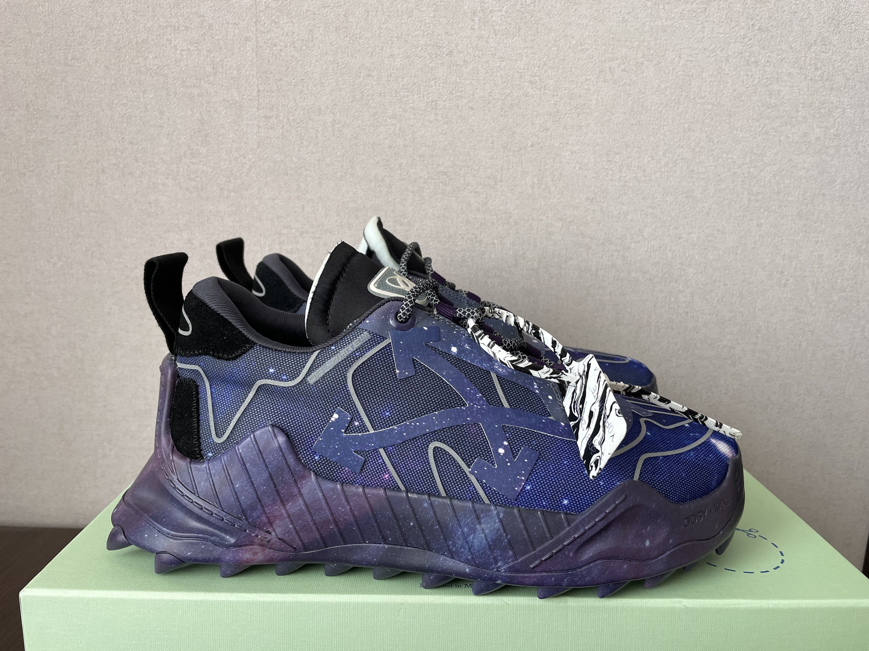 Off-White ODSY-1000 Galaxy Sneakers Size US 10 / EU 43 - 2 Thumbnail