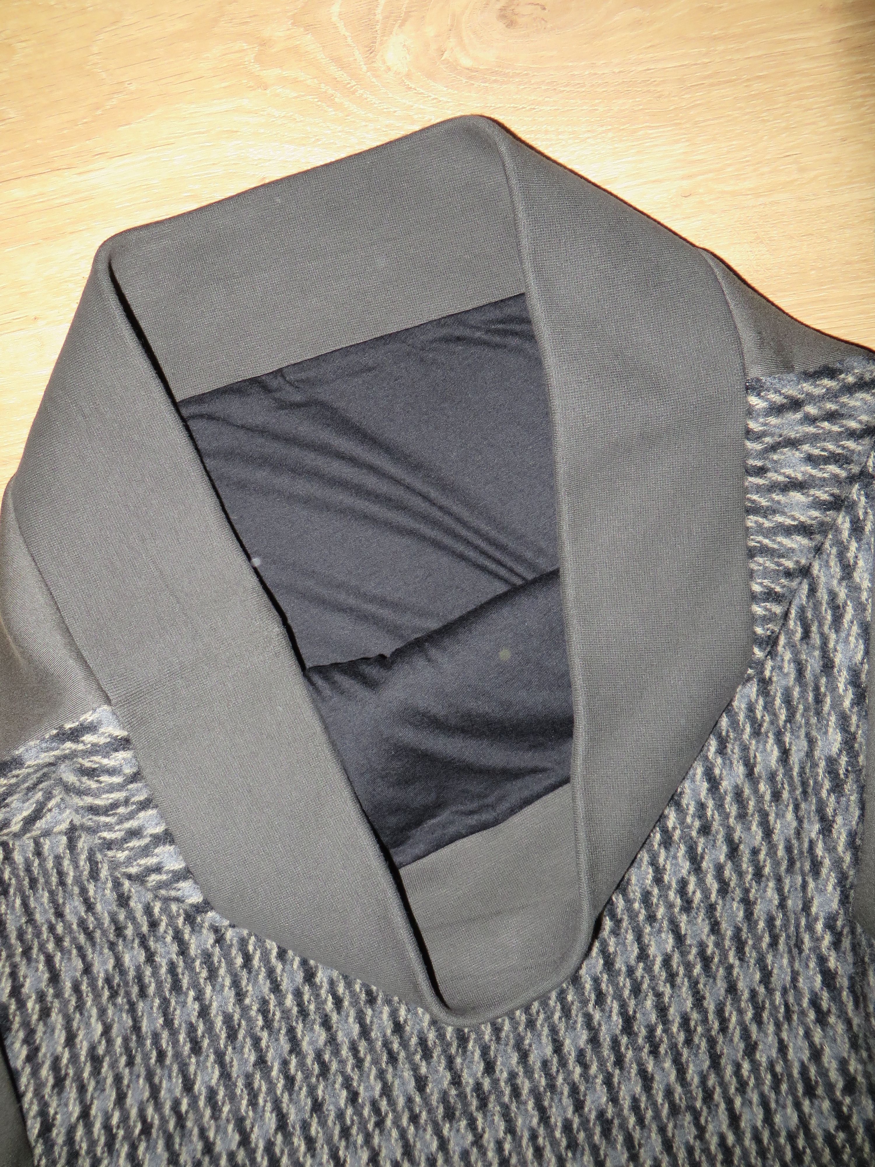 Neil Barrett Wool tweed and neoprene sweatshirt Size US M / EU 48-50 / 2 - 7 Thumbnail