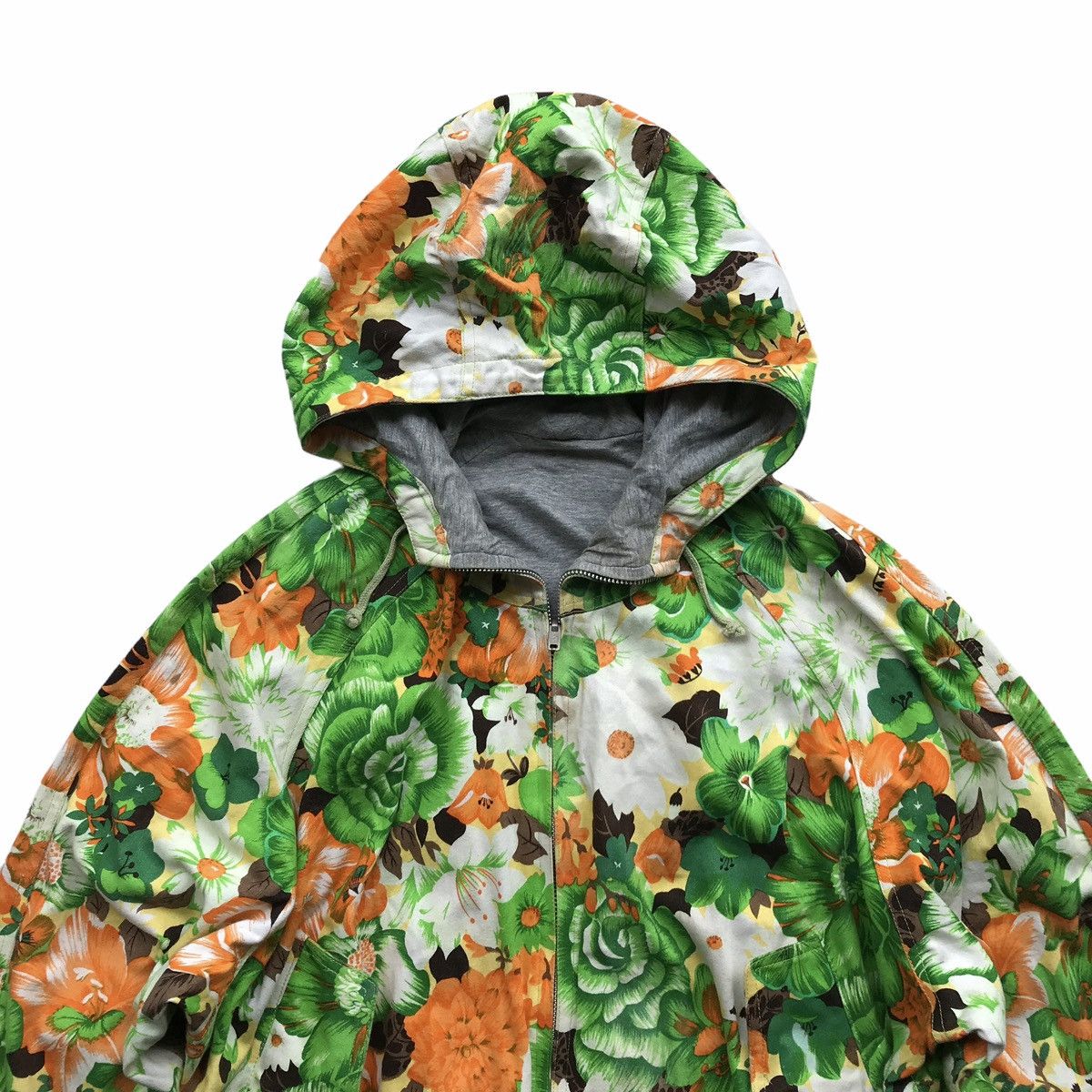 Issey Miyake × Tsumori Chisato I.S. Issey Miyake Flowers Printed Reversible Bomber Jacket Size US L / EU 52-54 / 3 - 9 Thumbnail