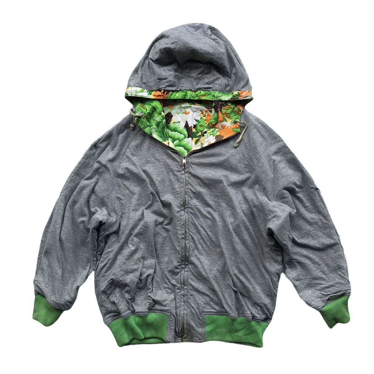 Issey Miyake × Tsumori Chisato I.S. Issey Miyake Flowers Printed Reversible Bomber Jacket Size US L / EU 52-54 / 3 - 7 Thumbnail