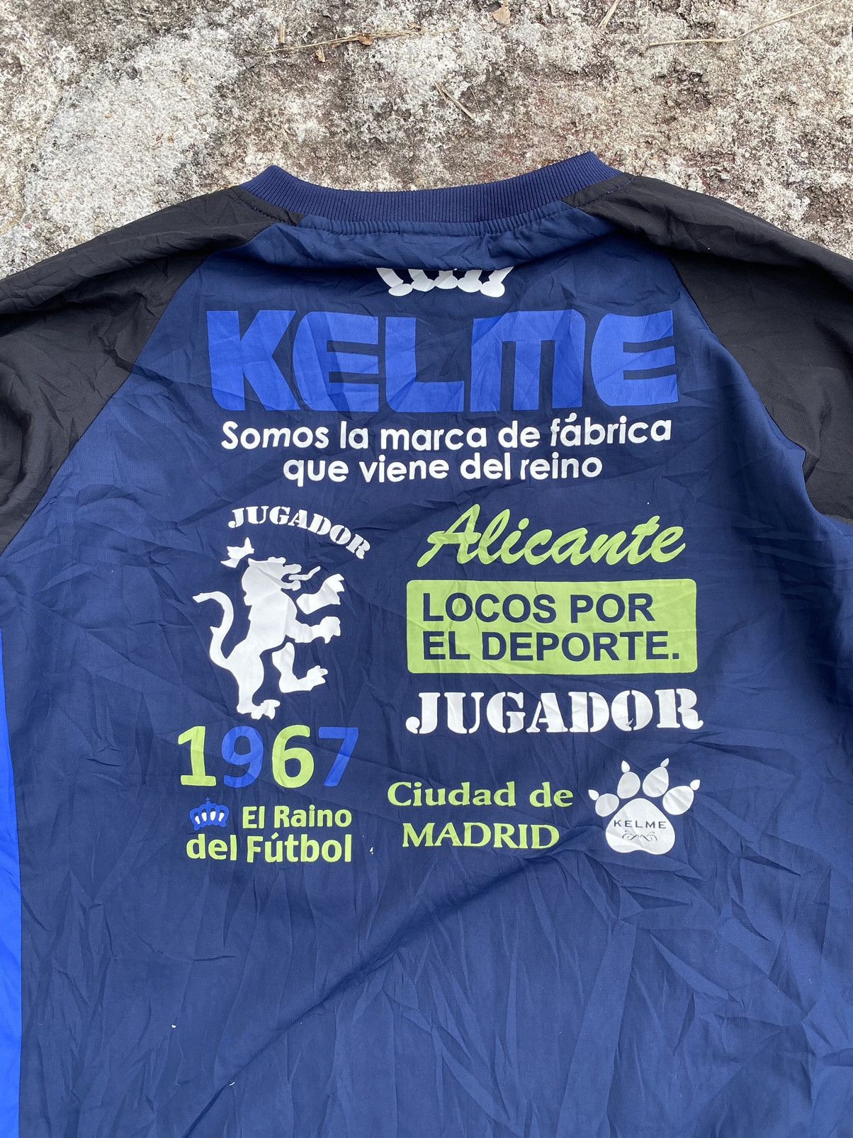 Vintage Cludad de Madrid Kelme Pullover Windbreaker Size US L / EU 52-54 / 3 - 11 Thumbnail
