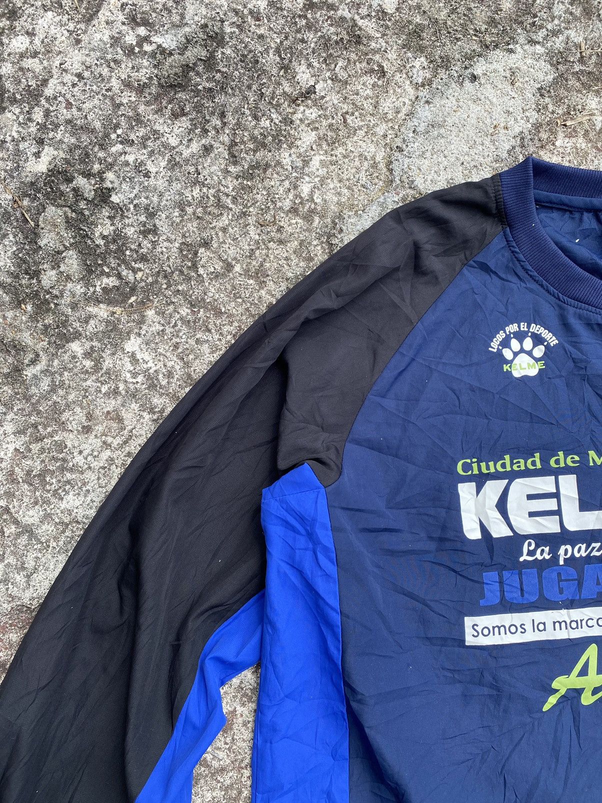 Vintage Cludad de Madrid Kelme Pullover Windbreaker Size US L / EU 52-54 / 3 - 4 Thumbnail