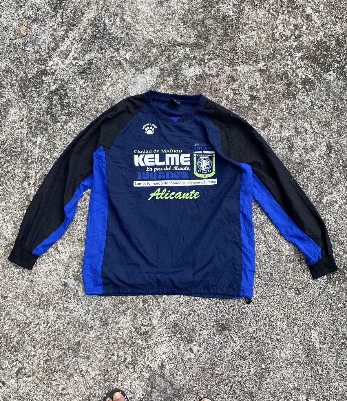 Vintage Cludad de Madrid Kelme Pullover Windbreaker Size US L / EU 52-54 / 3 - 1 Thumbnail