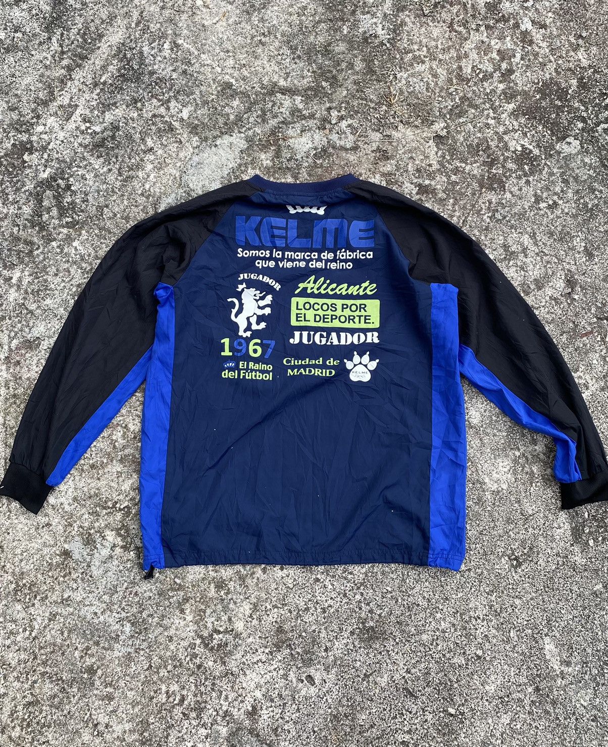 Vintage Cludad de Madrid Kelme Pullover Windbreaker Size US L / EU 52-54 / 3 - 10 Thumbnail