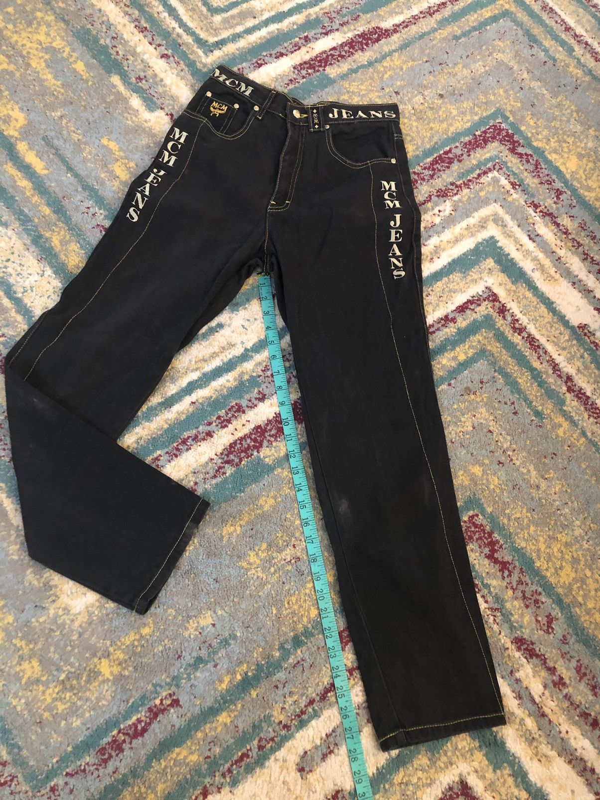 MCM × Vintage Vintage MCM Jeans Made Italy Size US 28 / EU 44 - 8 Thumbnail