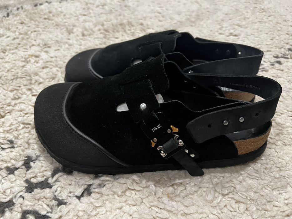 Dior DIOR BIRKENSTOCK BLACK TOKIO MULE SIZE 41 | Grailed