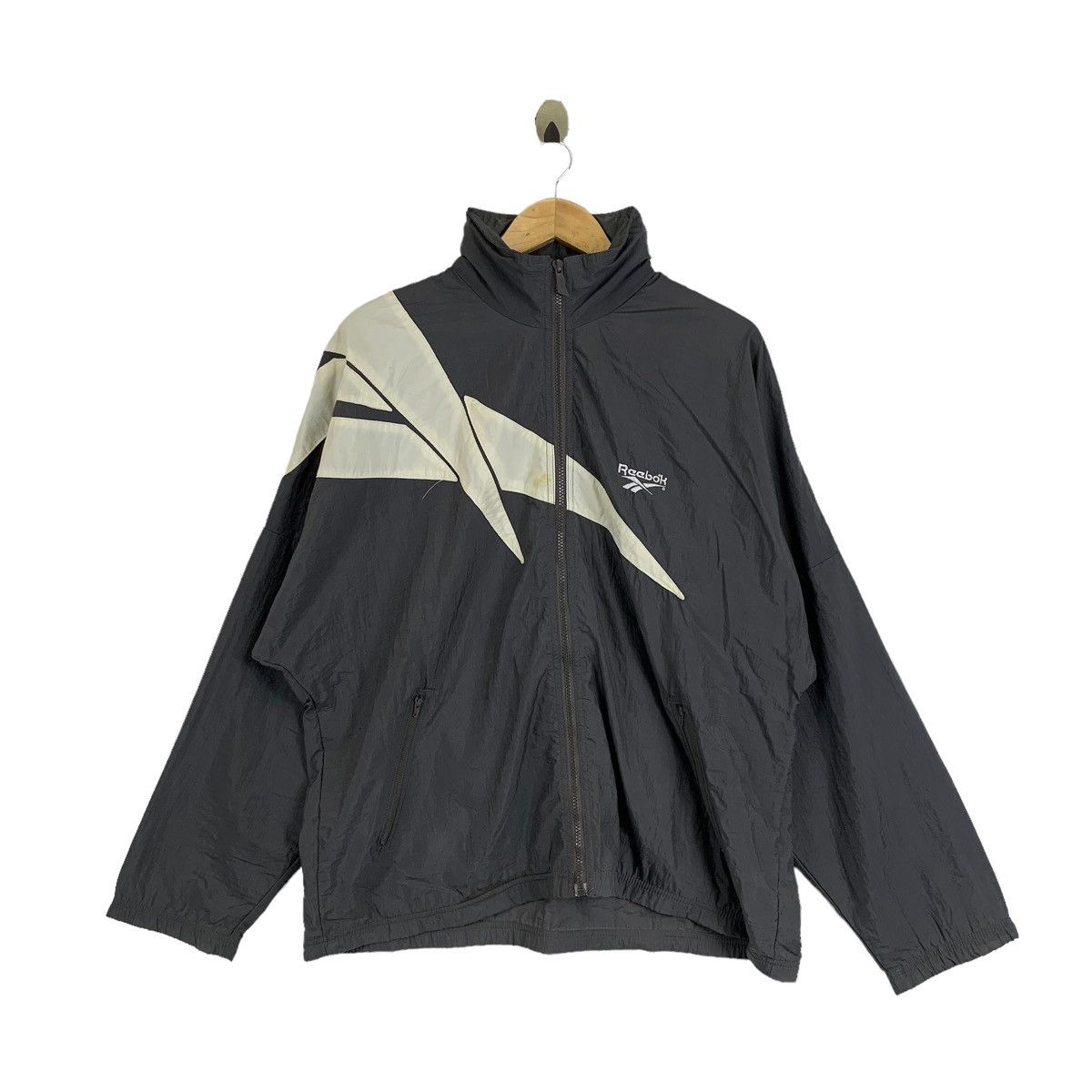 Vintage REEBOK Sportswear Zipper Windbreaker Light Jacket