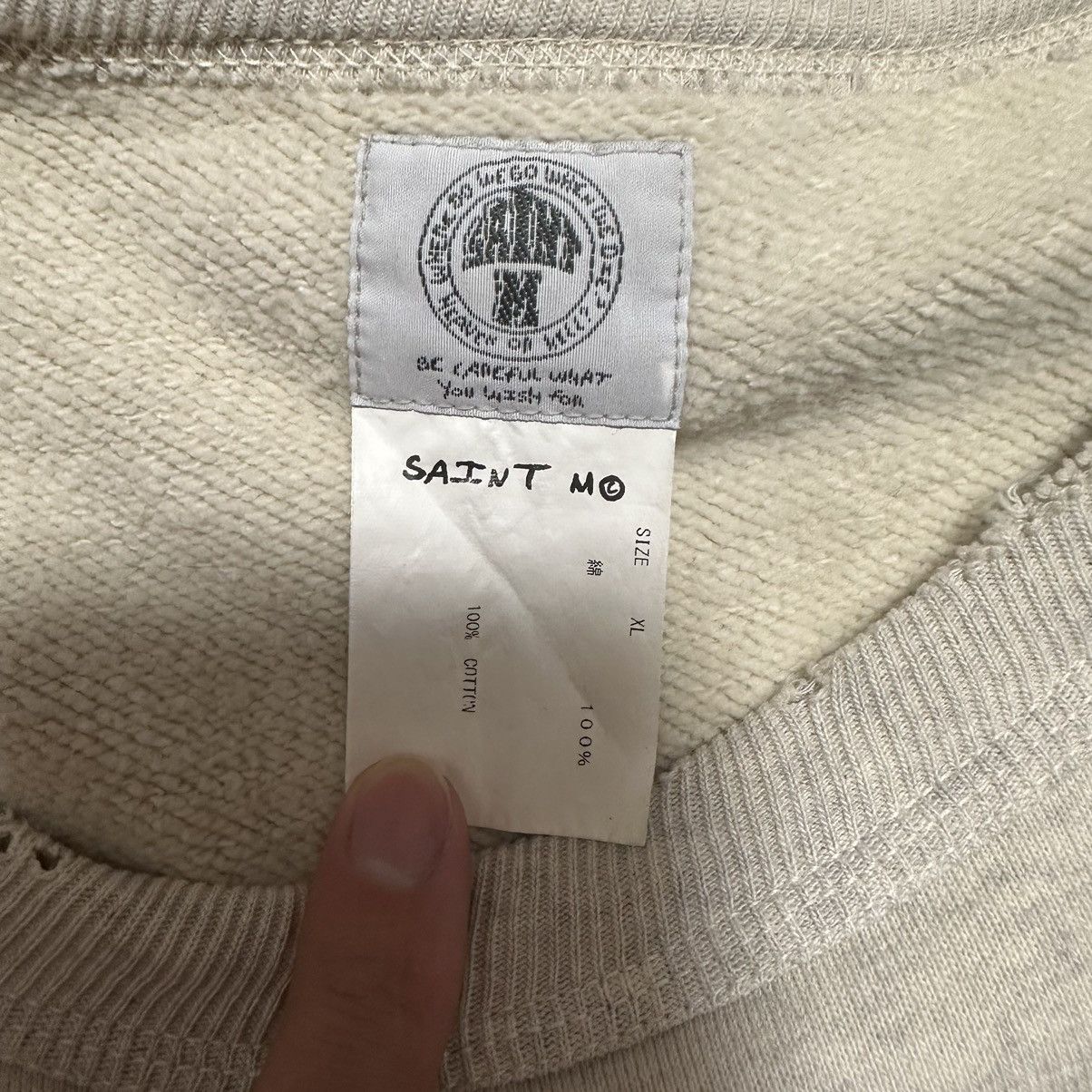 Japanese Brand × READYMADE × Saint Michael Saint Michael god eye sweatshirt Size US XL / EU 56 / 4 - 5 Thumbnail