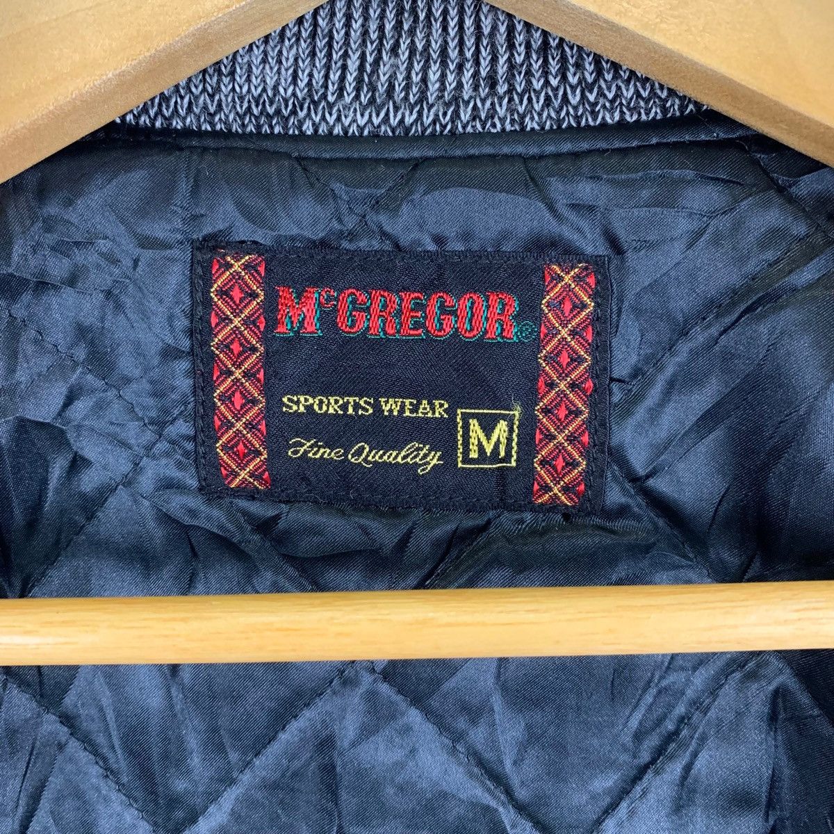 McGregor × Vintage Vintage McGREGOR Casualwear Wool Bomber Jacket Medium Size Size US M / EU 48-50 / 2 - 6 Thumbnail
