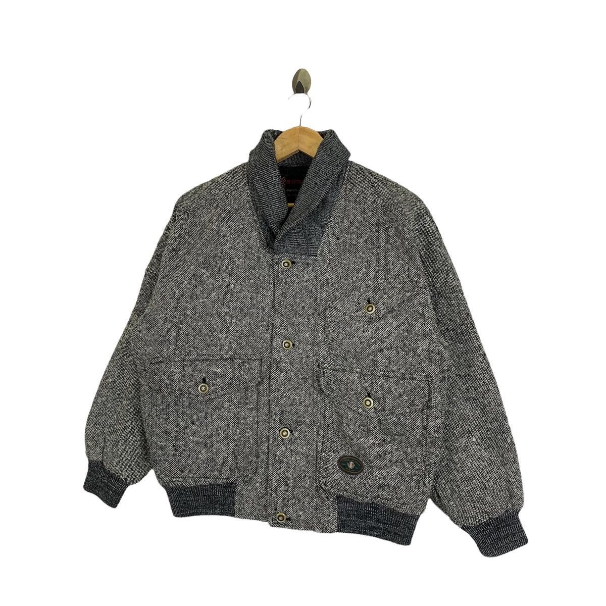 McGregor × Vintage Vintage McGREGOR Casualwear Wool Bomber Jacket Medium Size Size US M / EU 48-50 / 2 - 4 Thumbnail