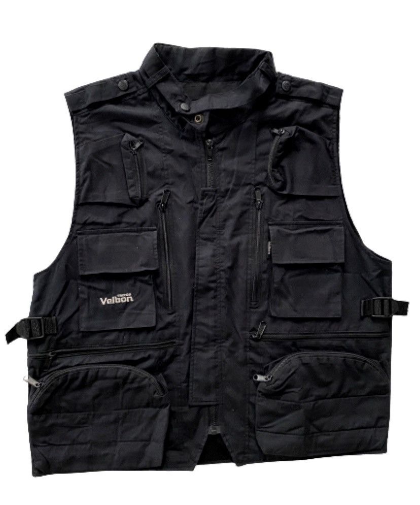 Japanese Brand × Voodoo Tactical delete today💥🇯🇵Tripod Velbon Tactical Vest nice designer Size US L / EU 52-54 / 3 - 4 Thumbnail